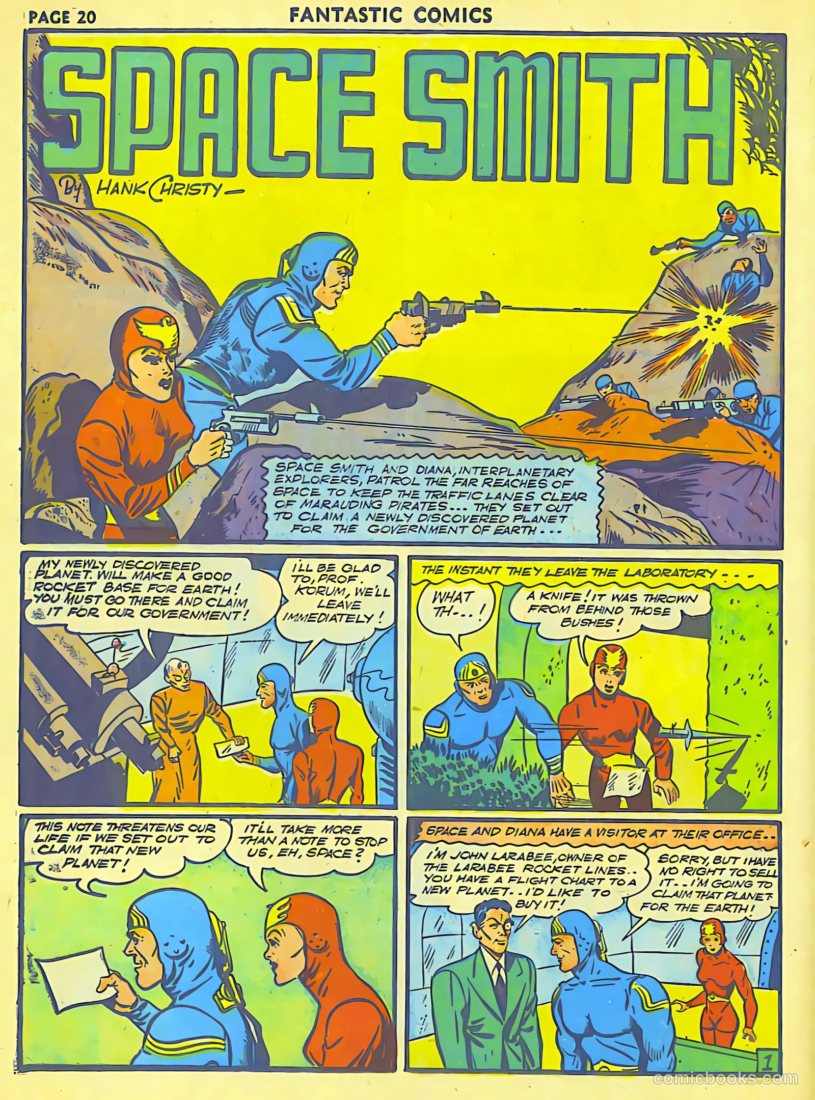 Fantastic Comics #19 (1941) — page 22 of 67