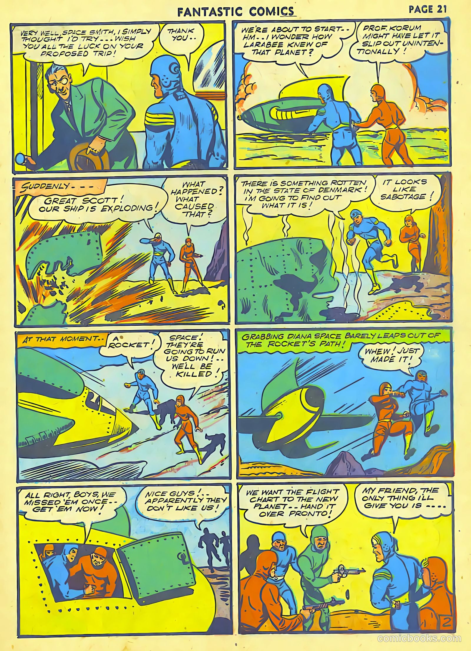 Fantastic Comics #19 (1941) — page 23 of 67