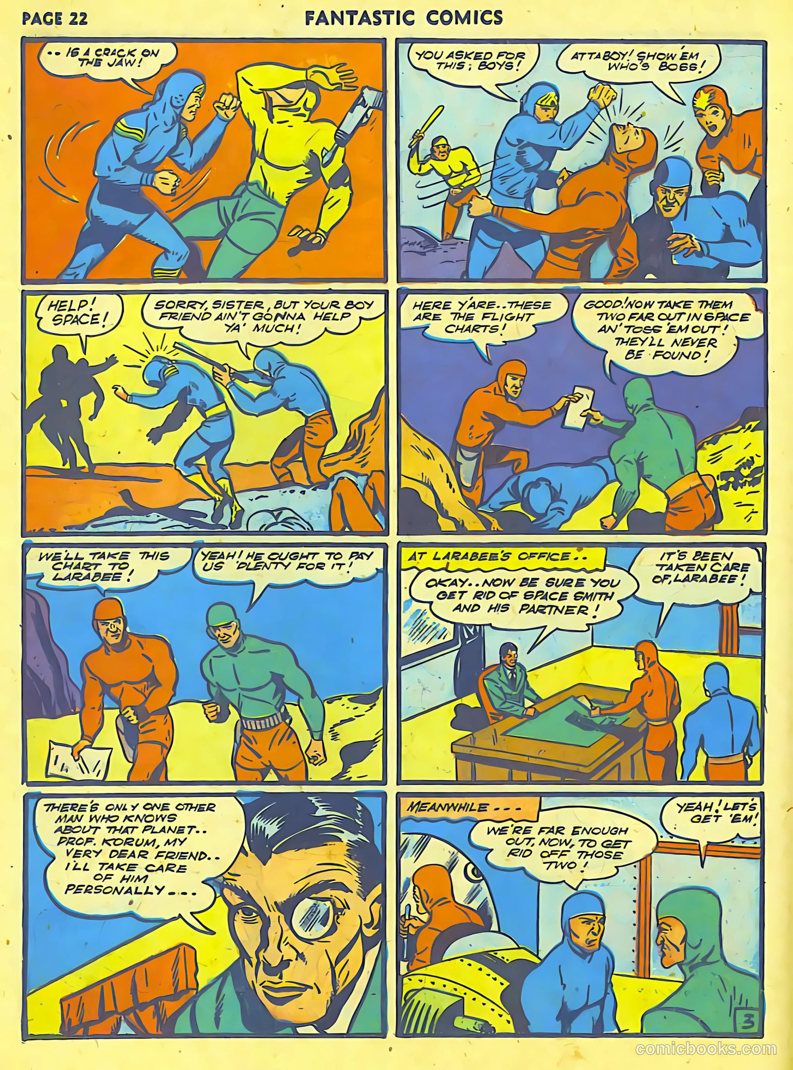 Fantastic Comics #19 (1941) — page 24 of 67