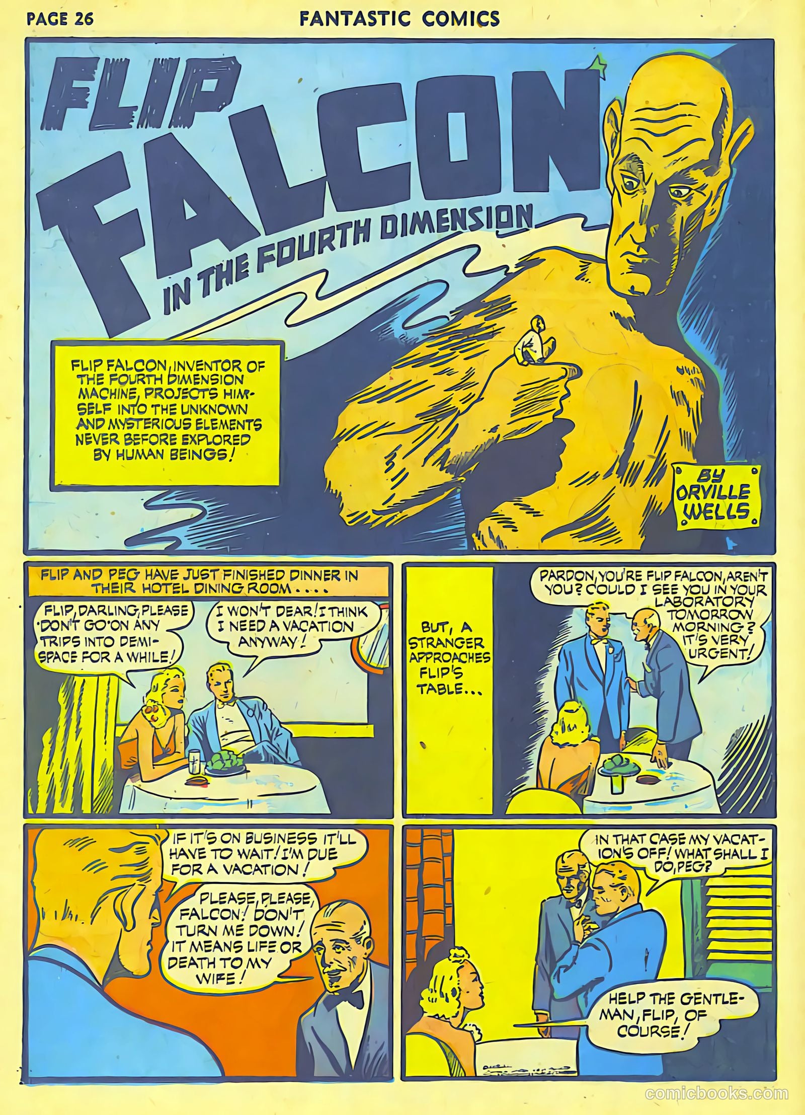 Fantastic Comics #19 (1941) — page 28 of 67