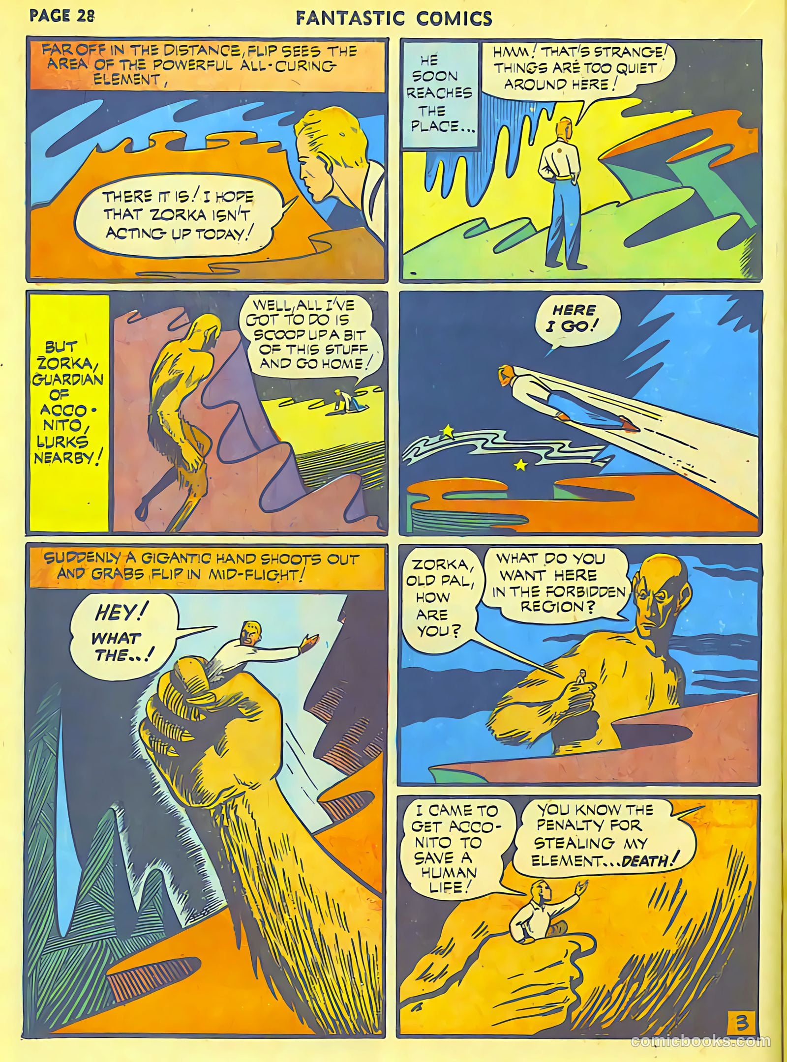 Fantastic Comics #19 (1941) — page 30 of 67