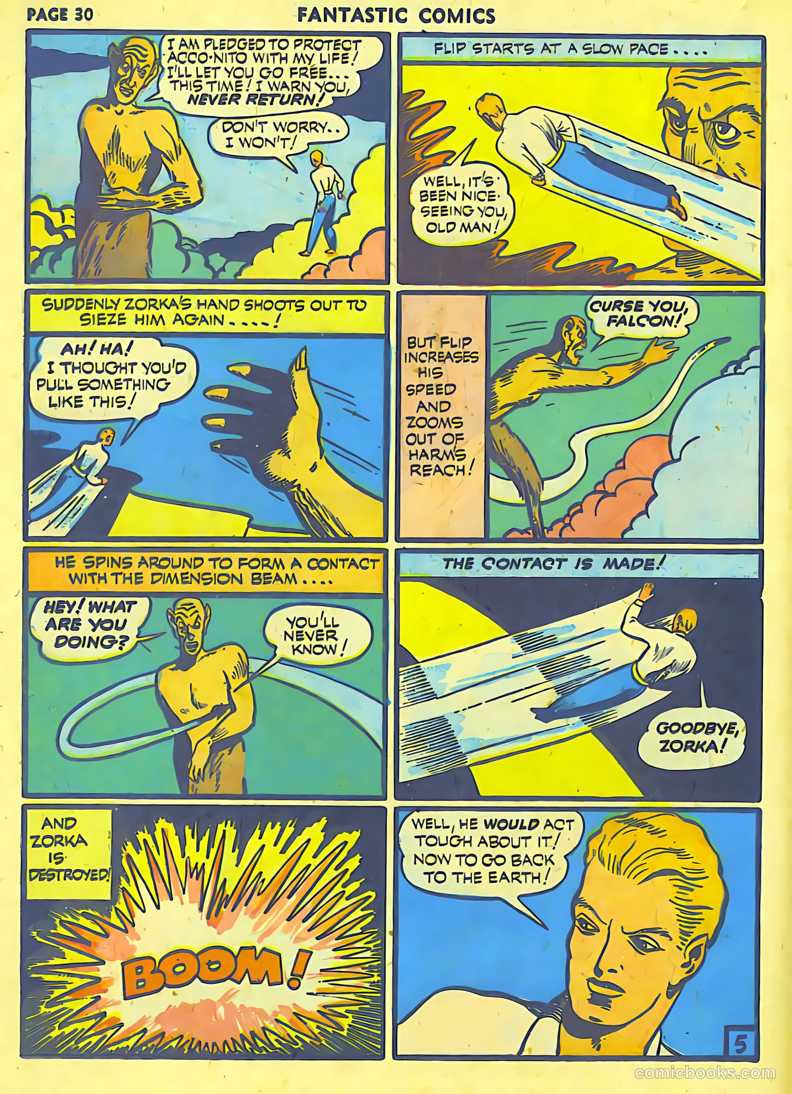 Fantastic Comics #19 (1941) — page 32 of 67