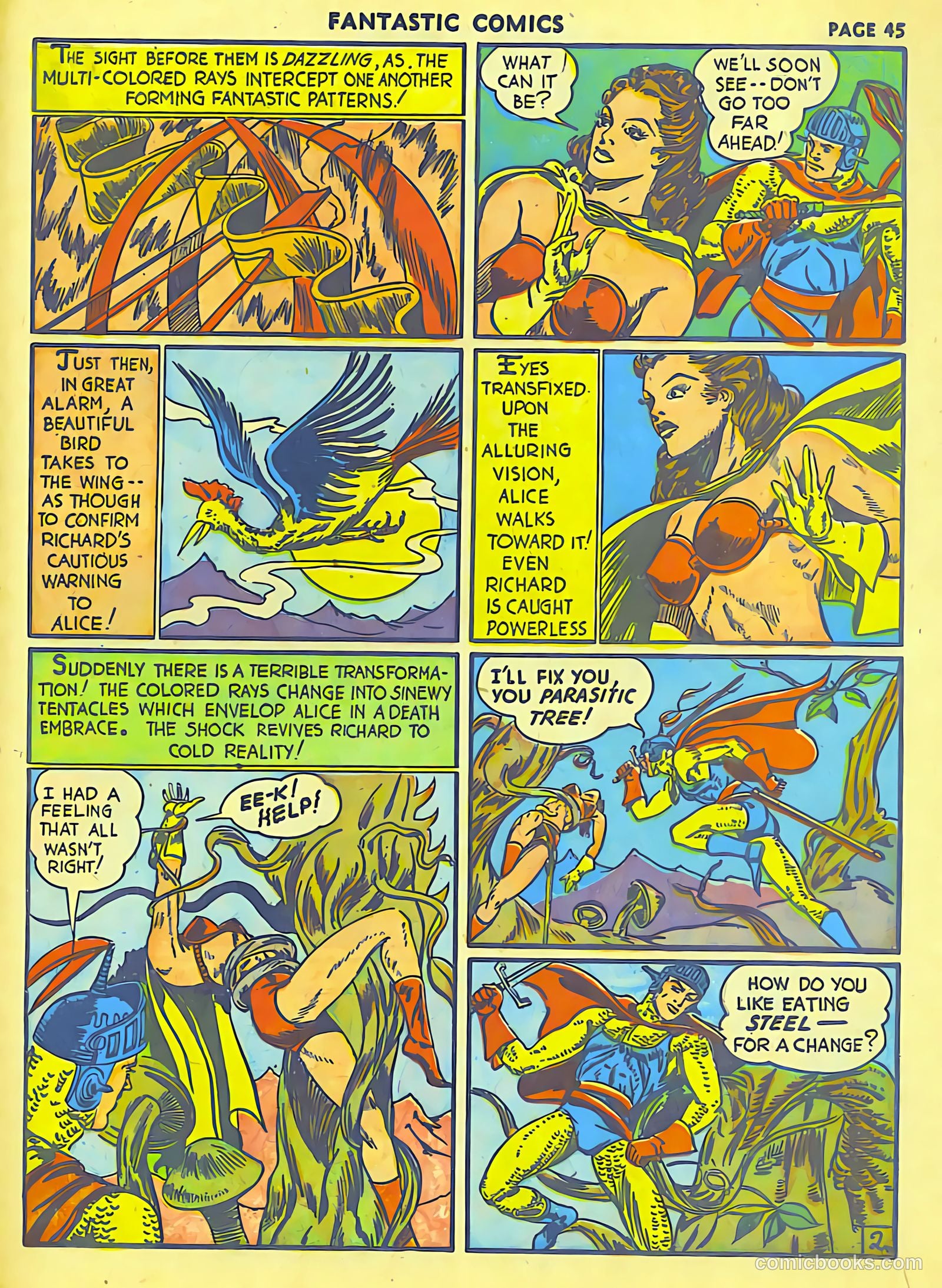 Fantastic Comics #19 (1941) — page 46 of 67