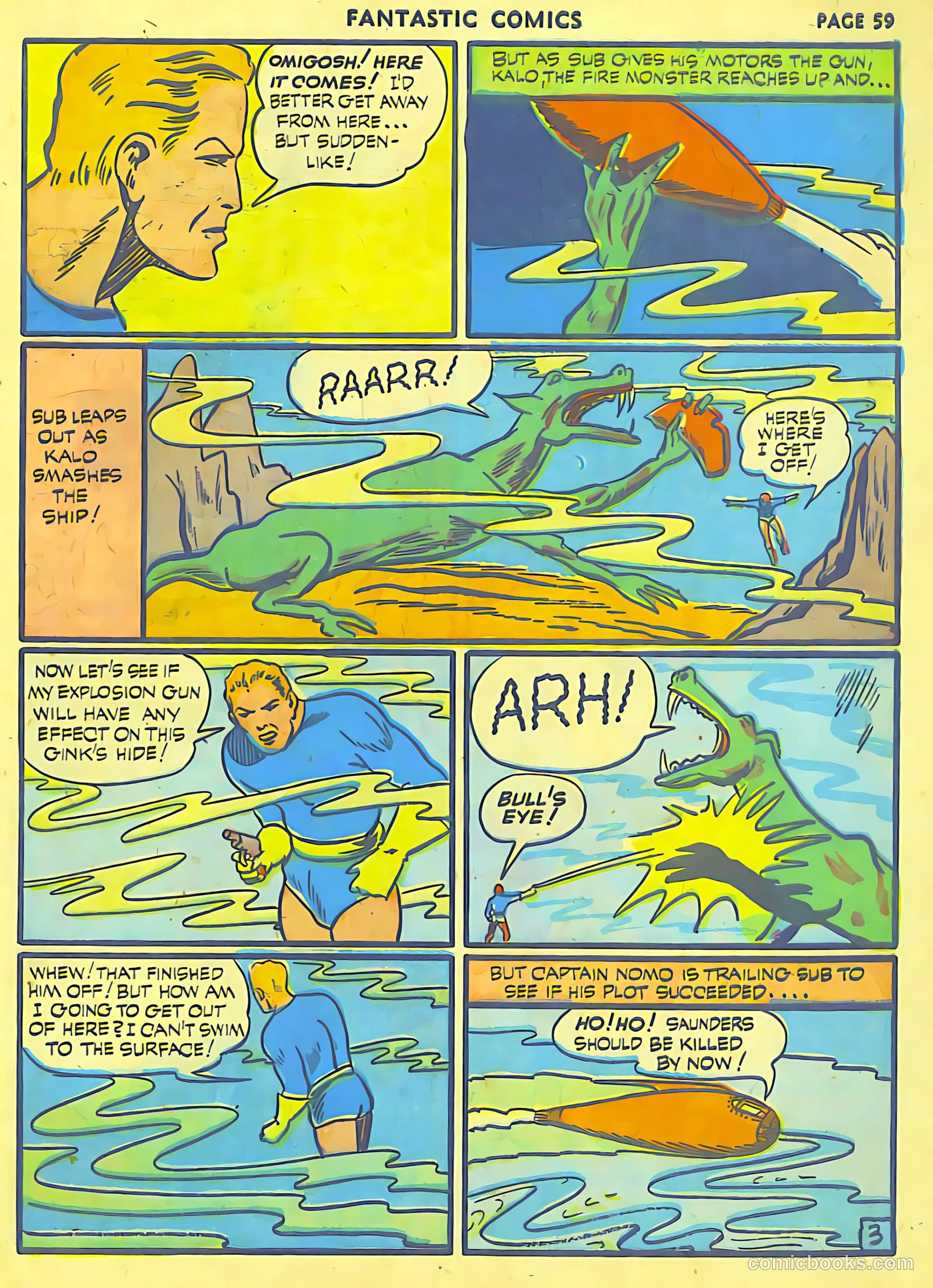 Fantastic Comics #19 (1941) — page 60 of 67