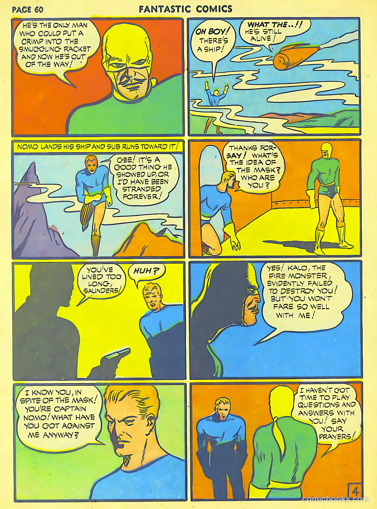 Fantastic Comics #19 (1941) — page 61 of 67