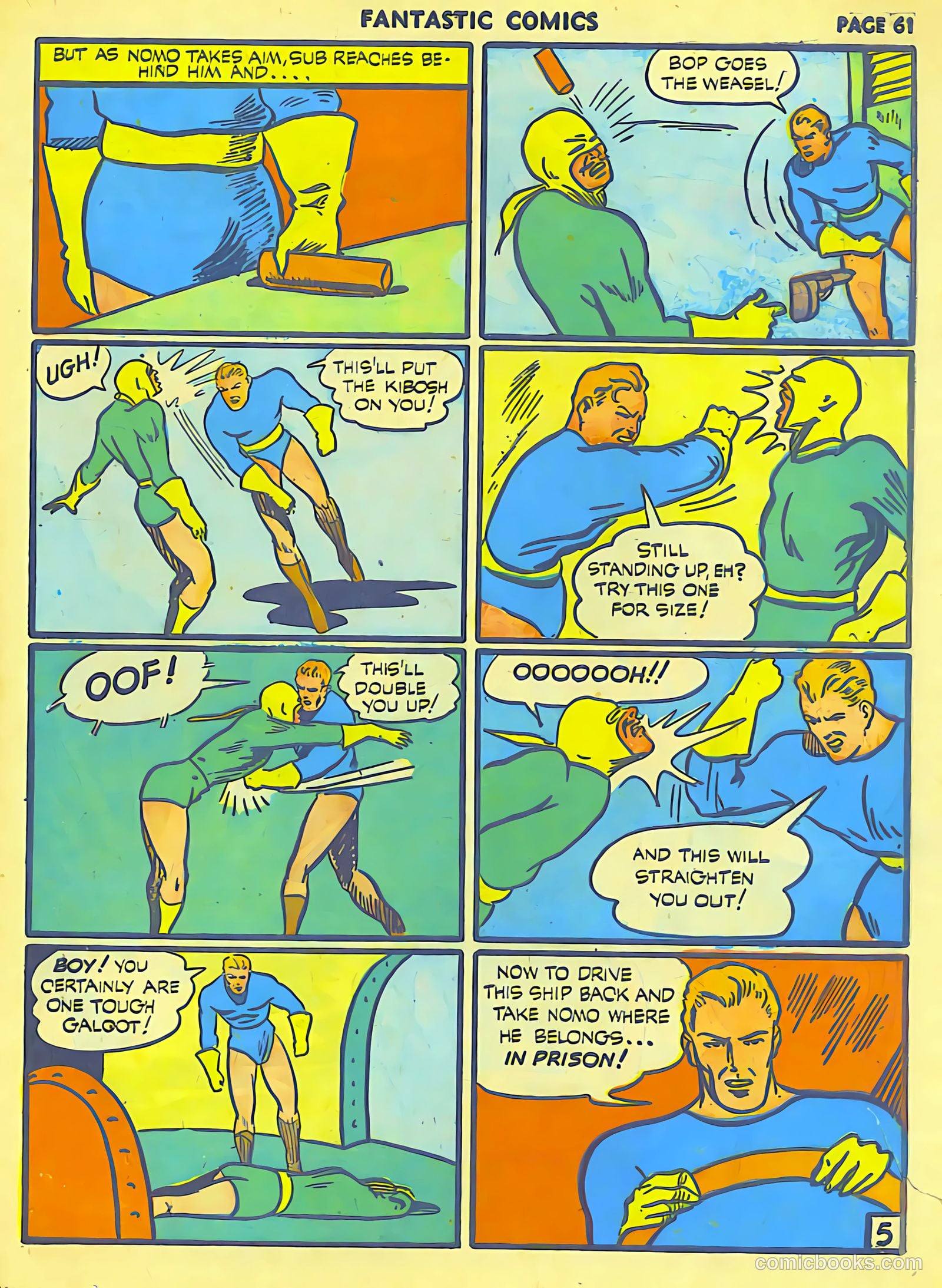 Fantastic Comics #19 (1941) — page 62 of 67