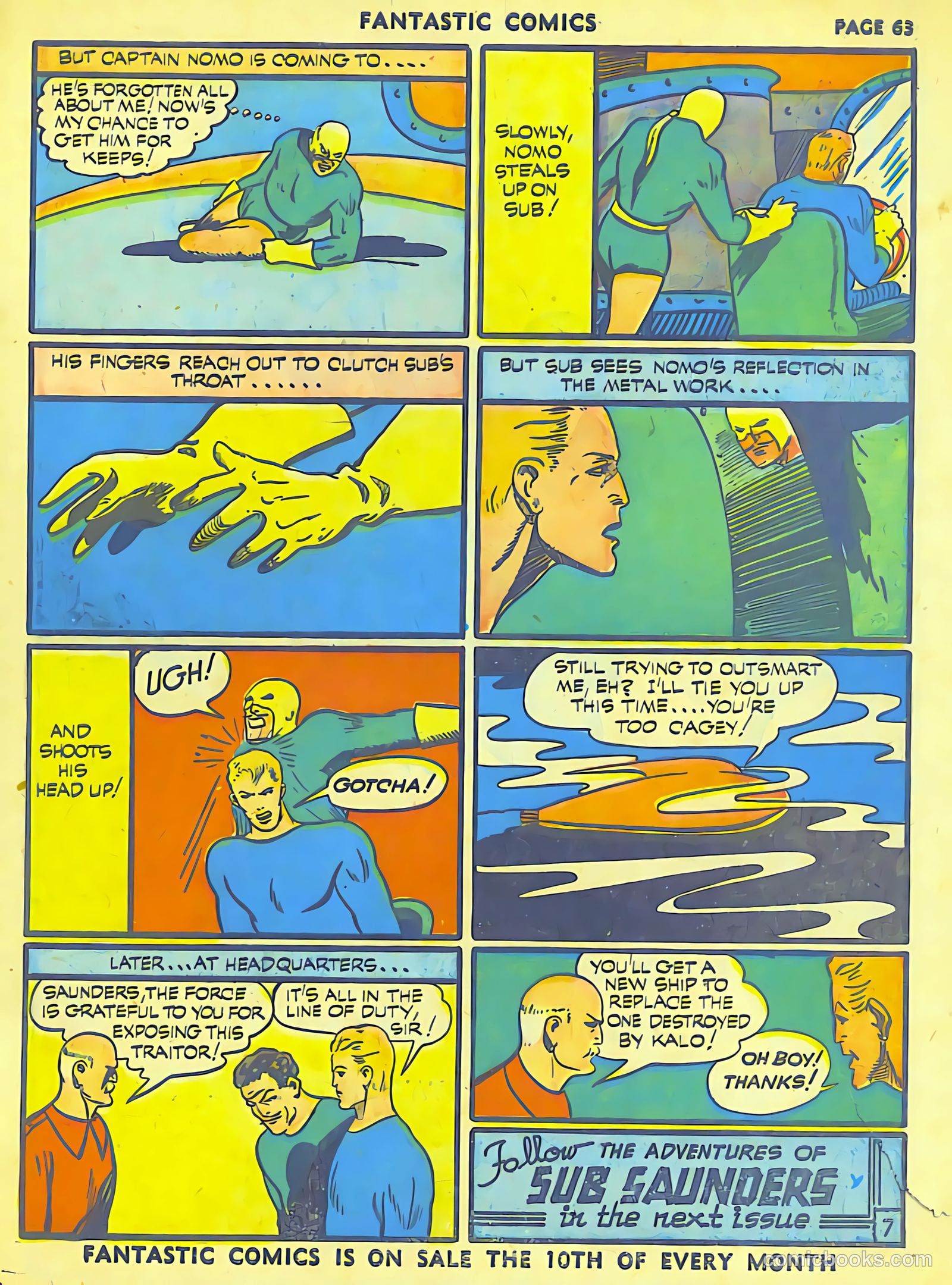 Fantastic Comics #19 (1941) — page 64 of 67
