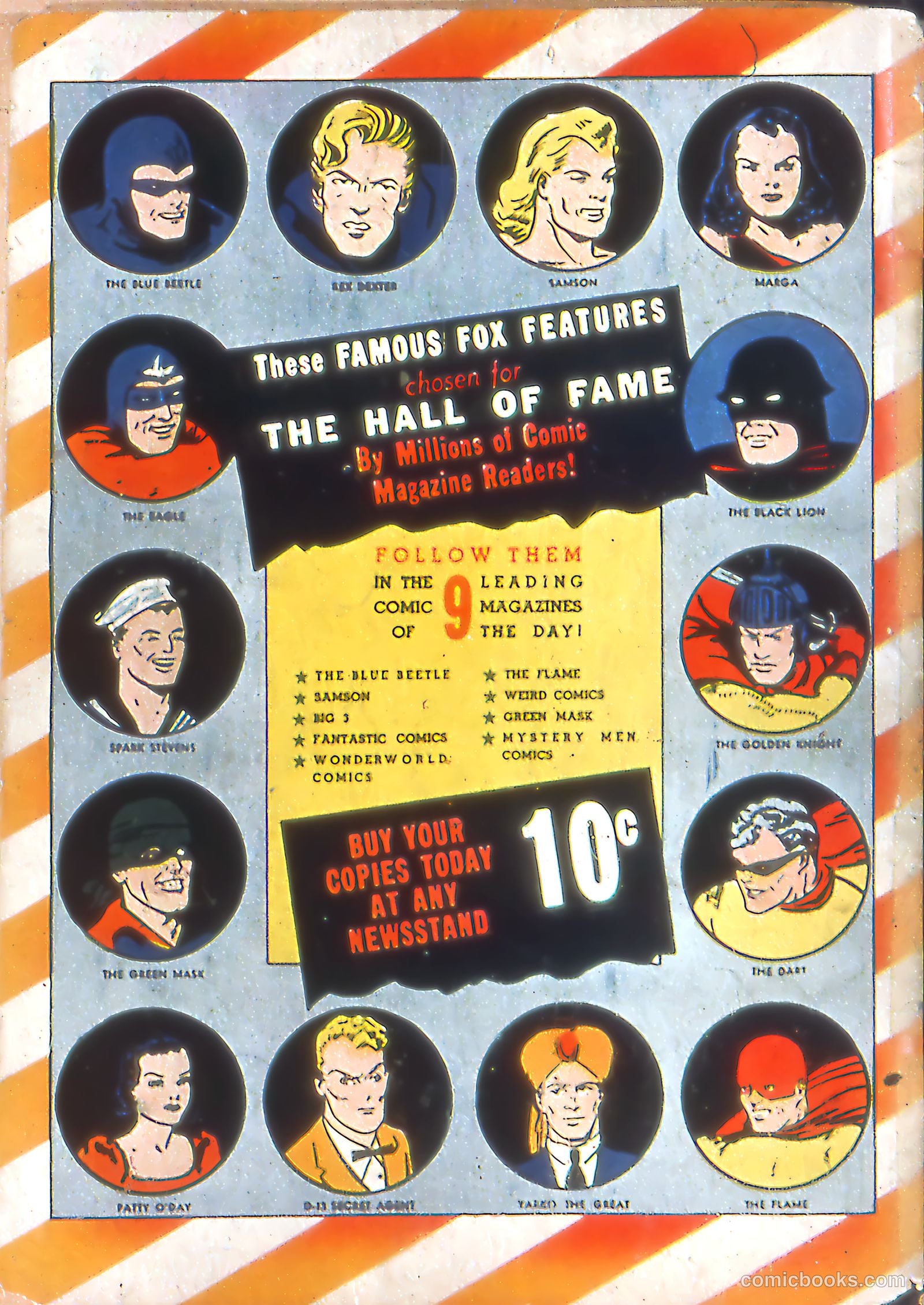 Fantastic Comics #19 (1941) — page 67 of 67
