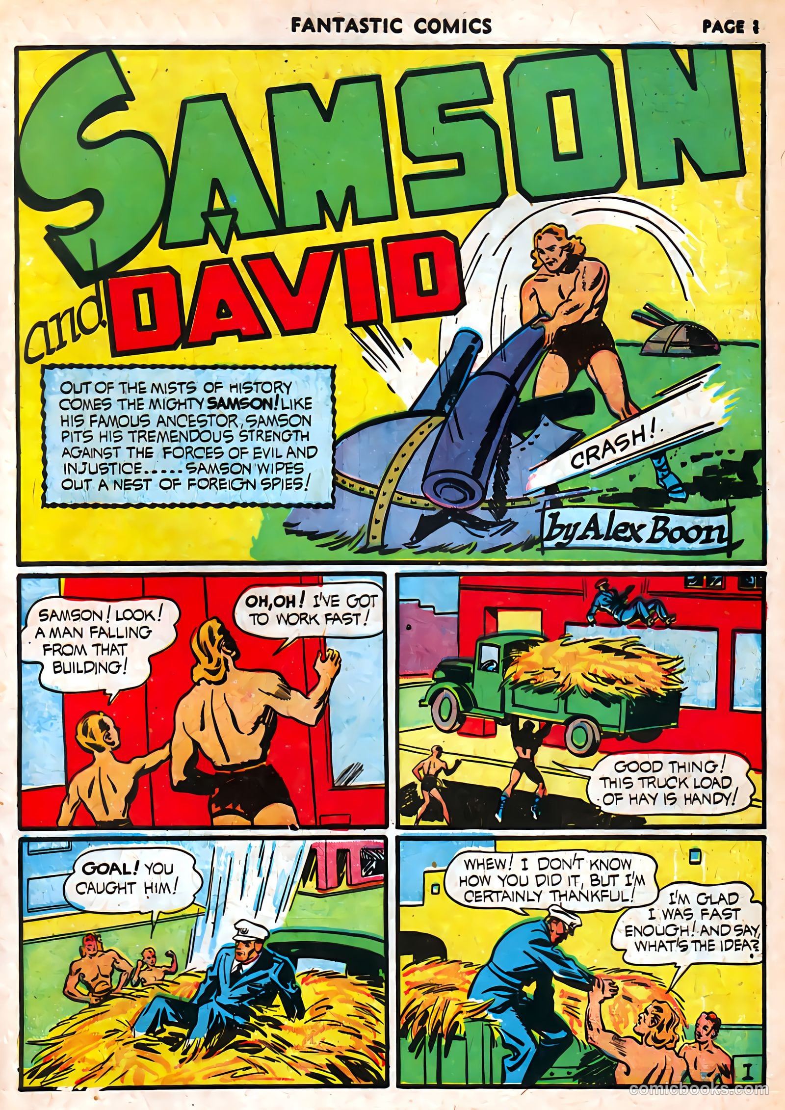 Fantastic Comics #20 (1941) — page 3 of 68
