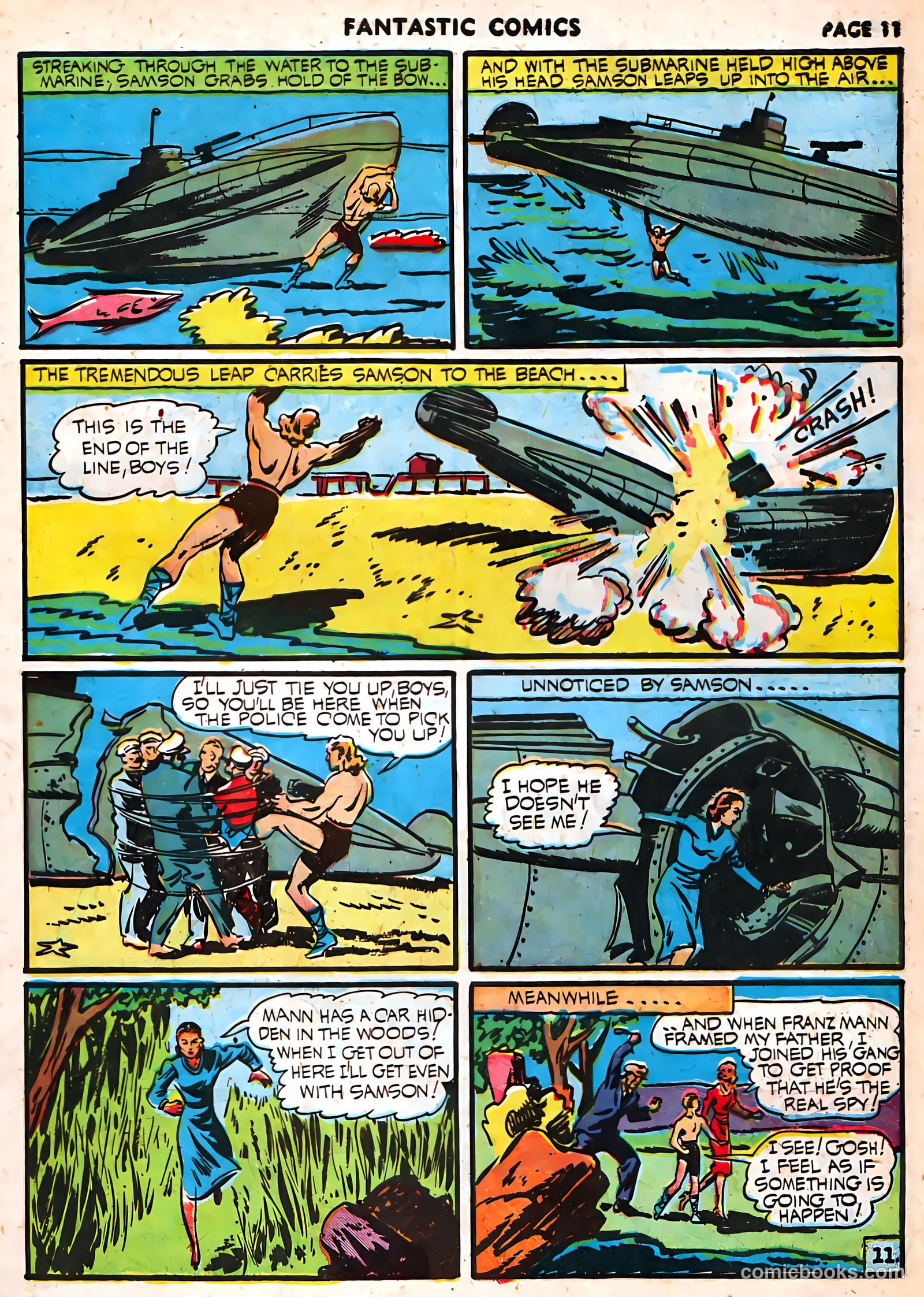 Fantastic Comics #20 (1941) — page 13 of 68