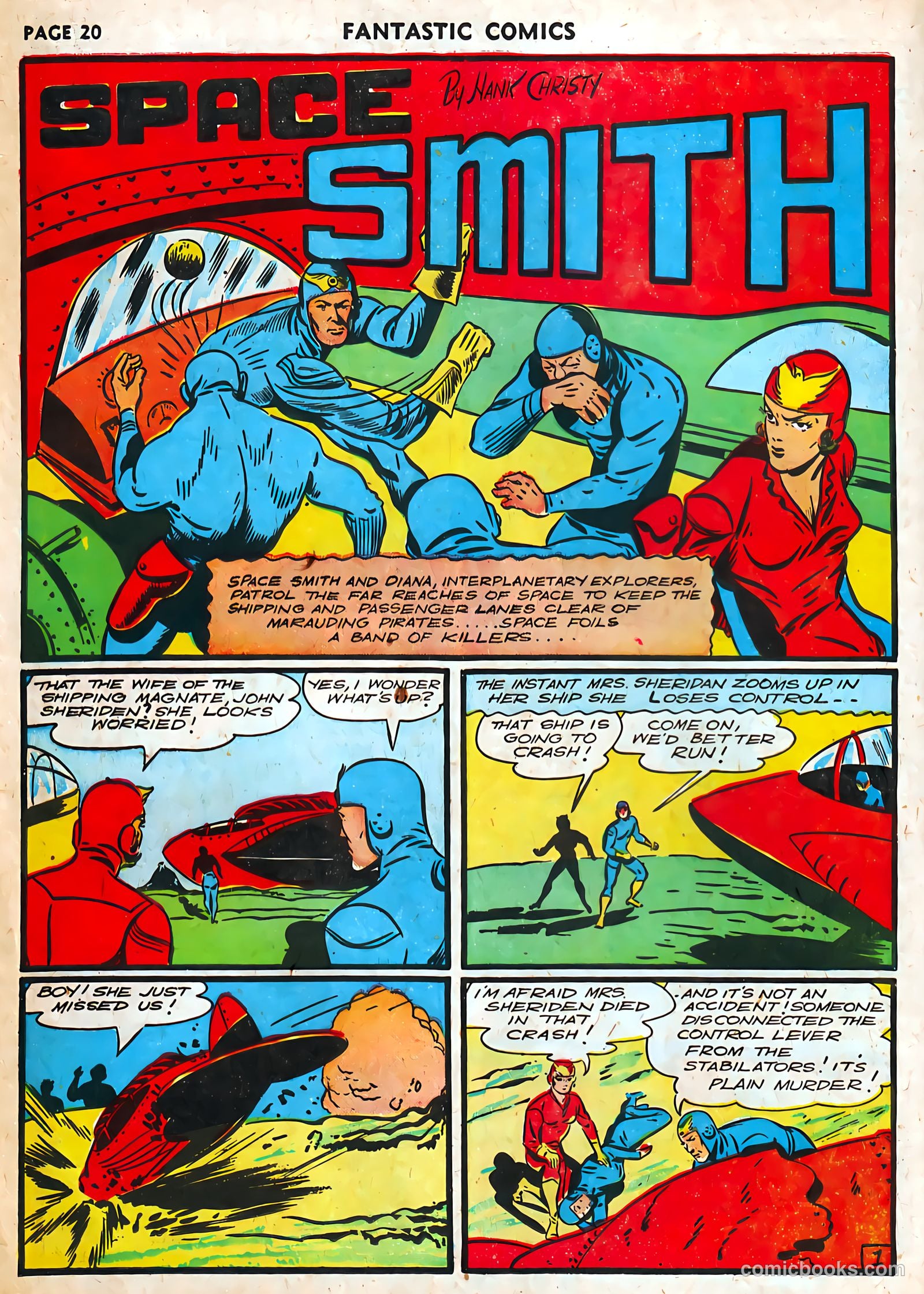 Fantastic Comics #20 (1941) — page 22 of 68