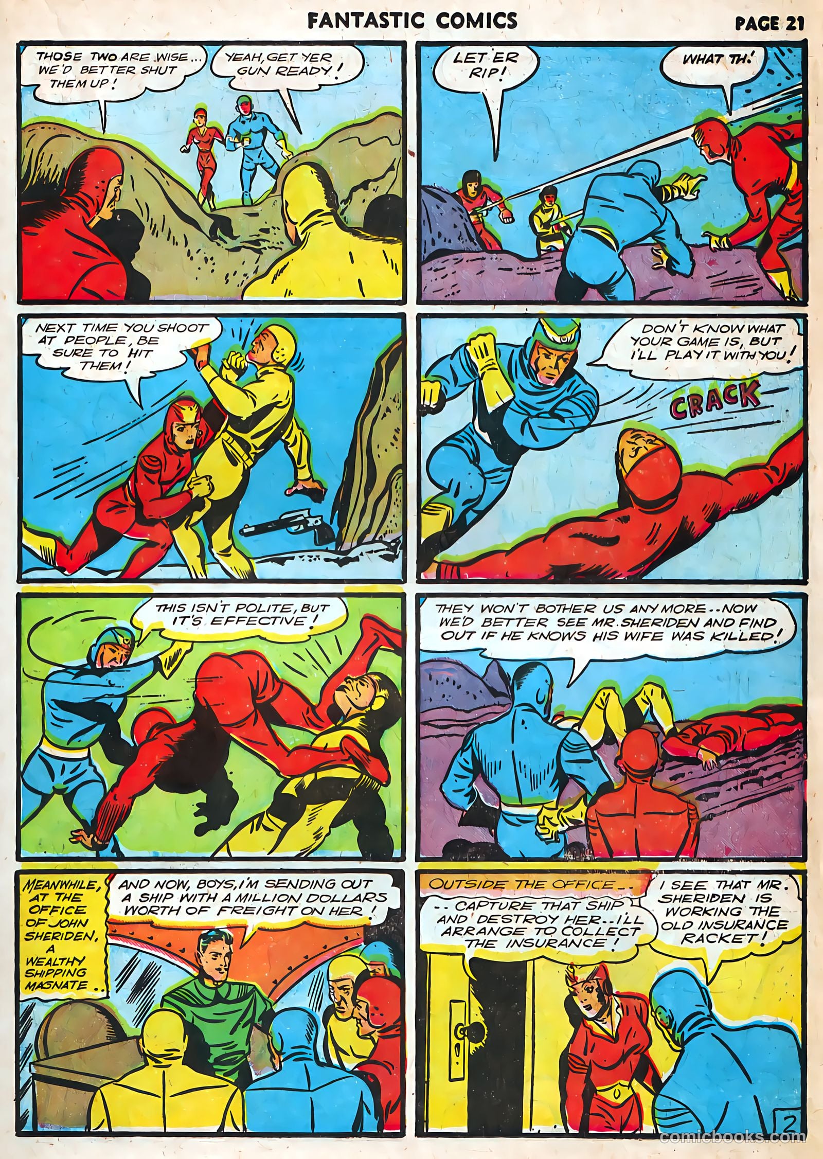 Fantastic Comics #20 (1941) — page 23 of 68