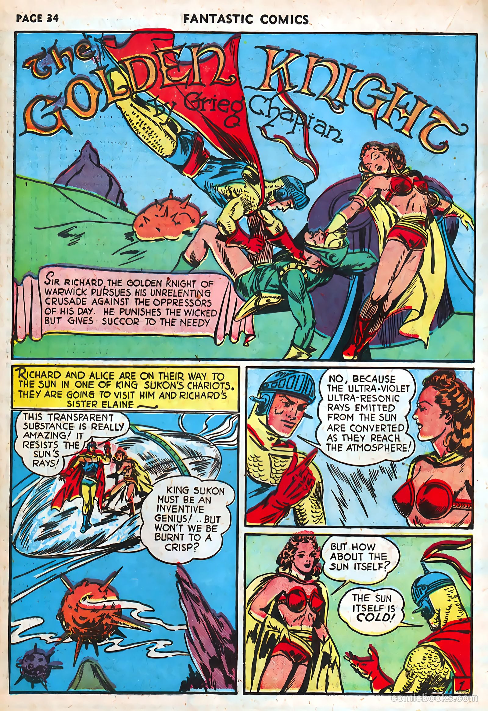 Fantastic Comics #20 (1941) — page 35 of 68