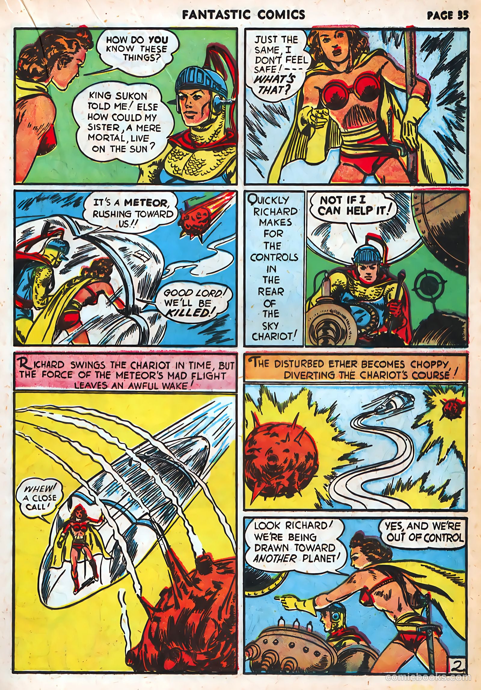 Fantastic Comics #20 (1941) — page 36 of 68