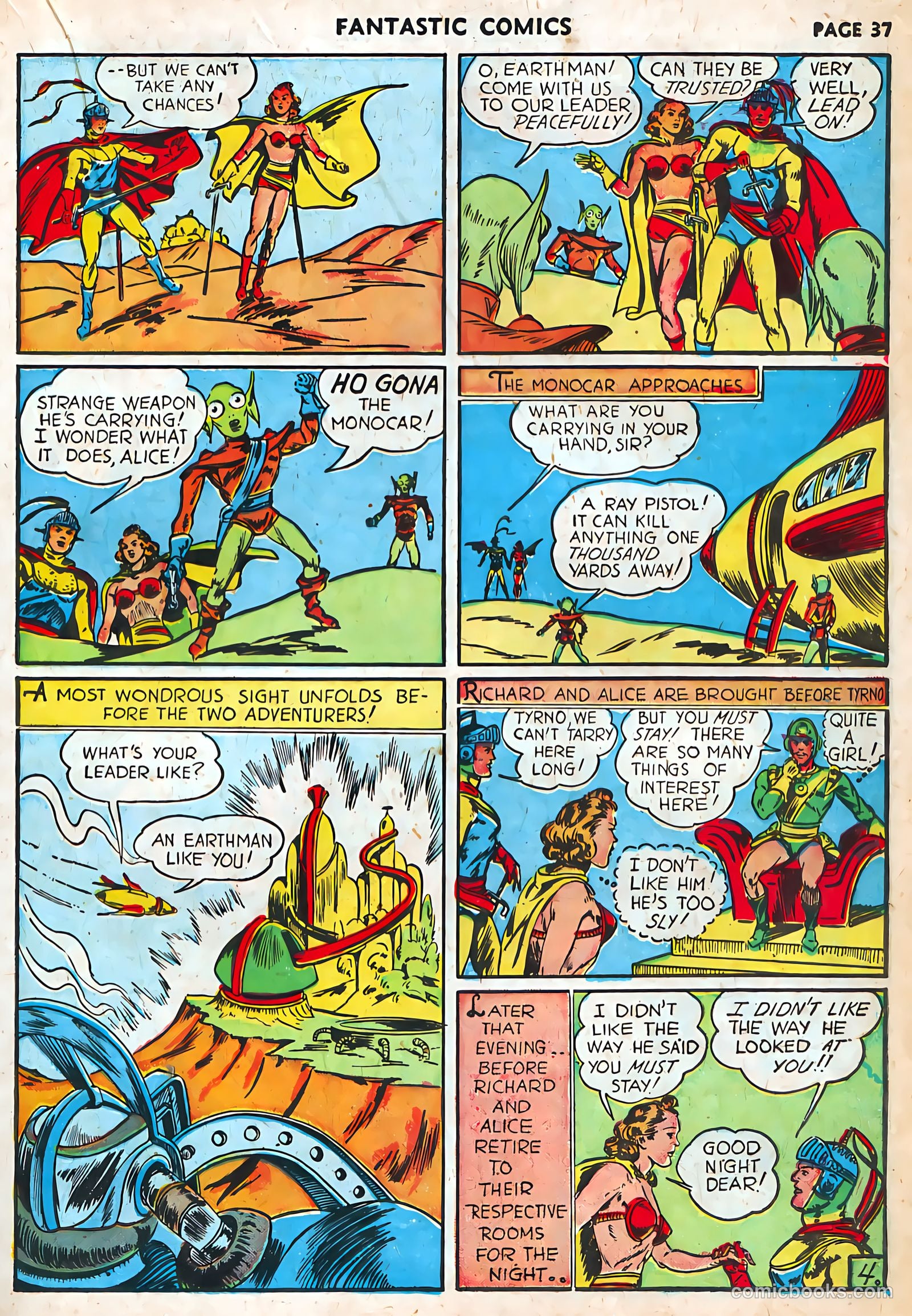 Fantastic Comics #20 (1941) — page 38 of 68