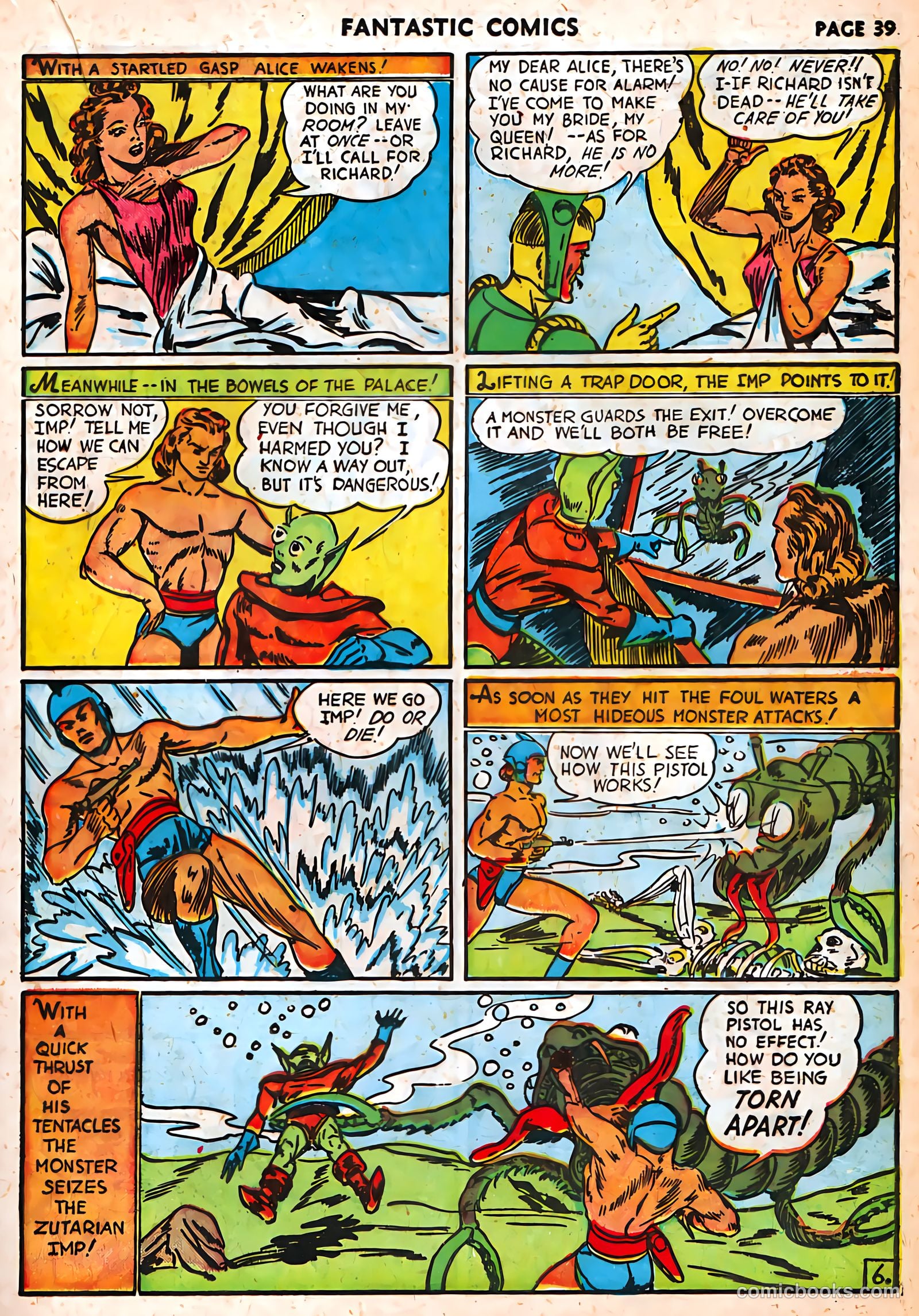 Fantastic Comics #20 (1941) — page 40 of 68