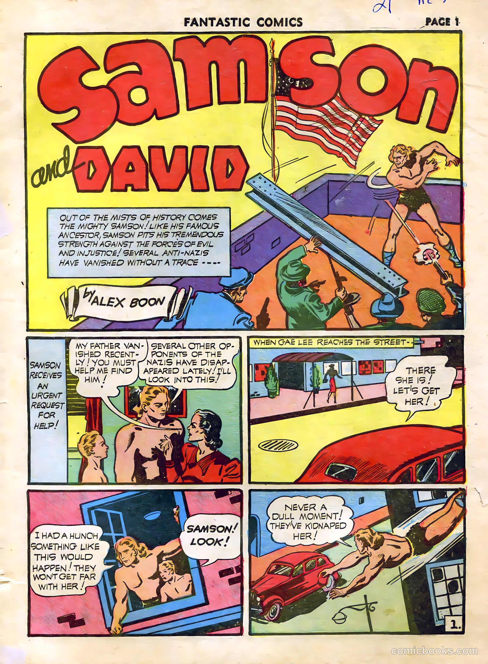Fantastic Comics #21 (1941) — page 3 of 64