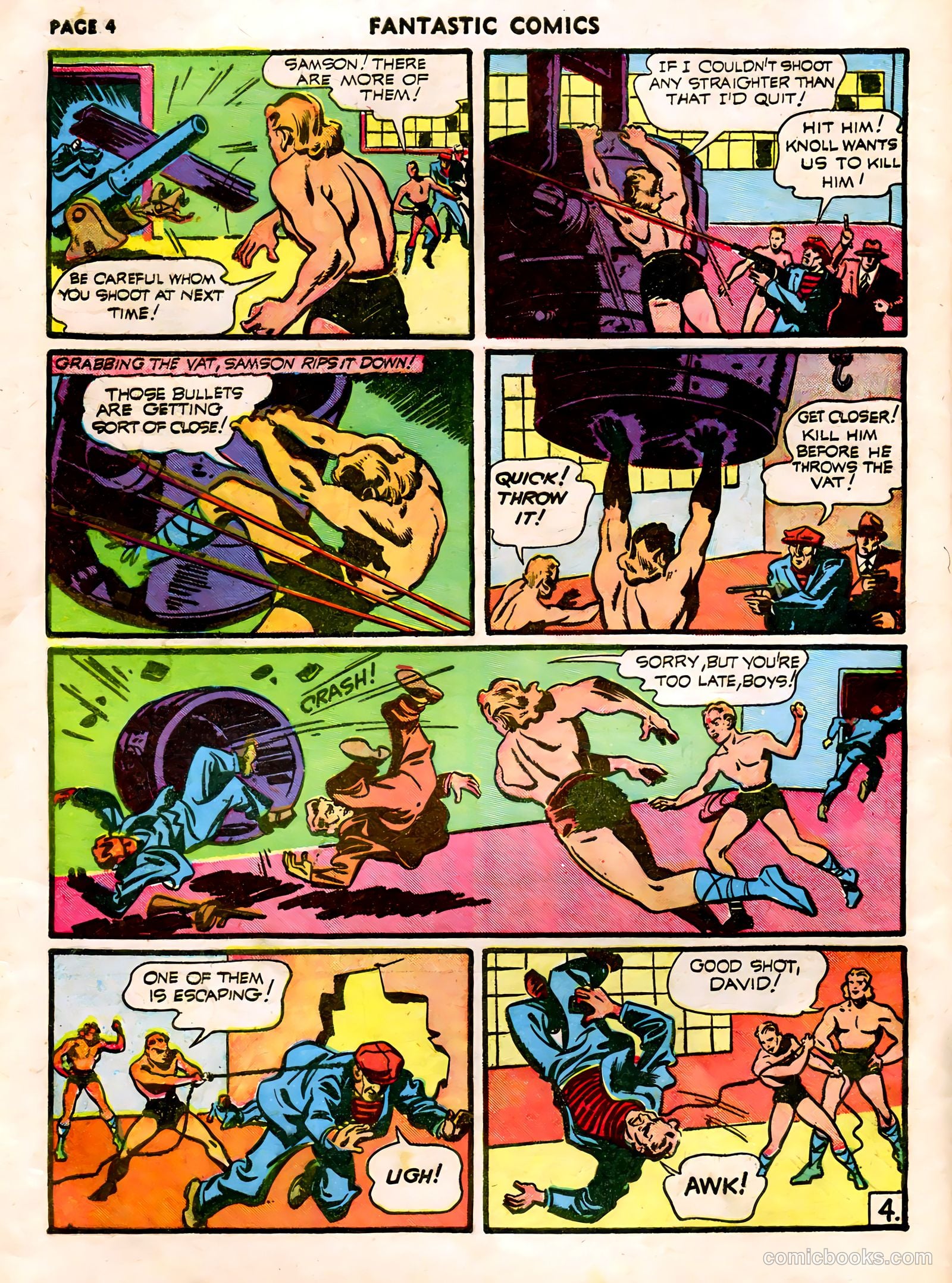 Fantastic Comics #21 (1941) — page 6 of 64