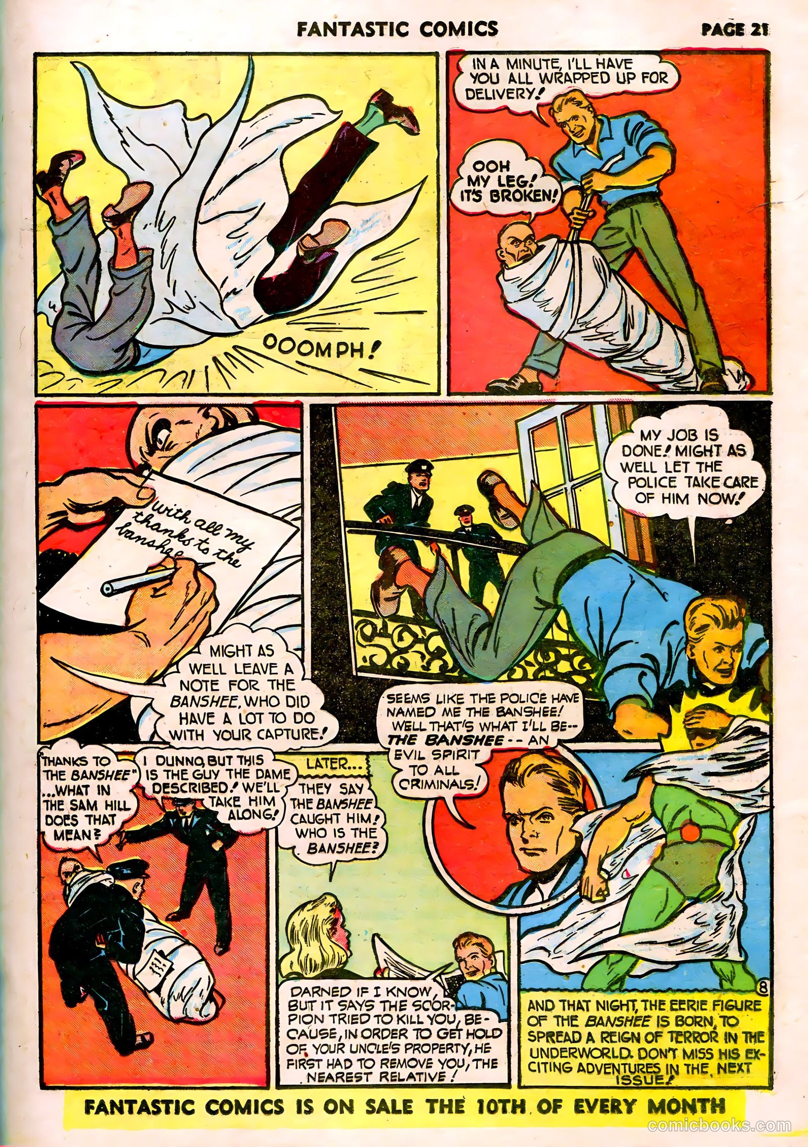 Fantastic Comics #21 (1941) — page 23 of 64
