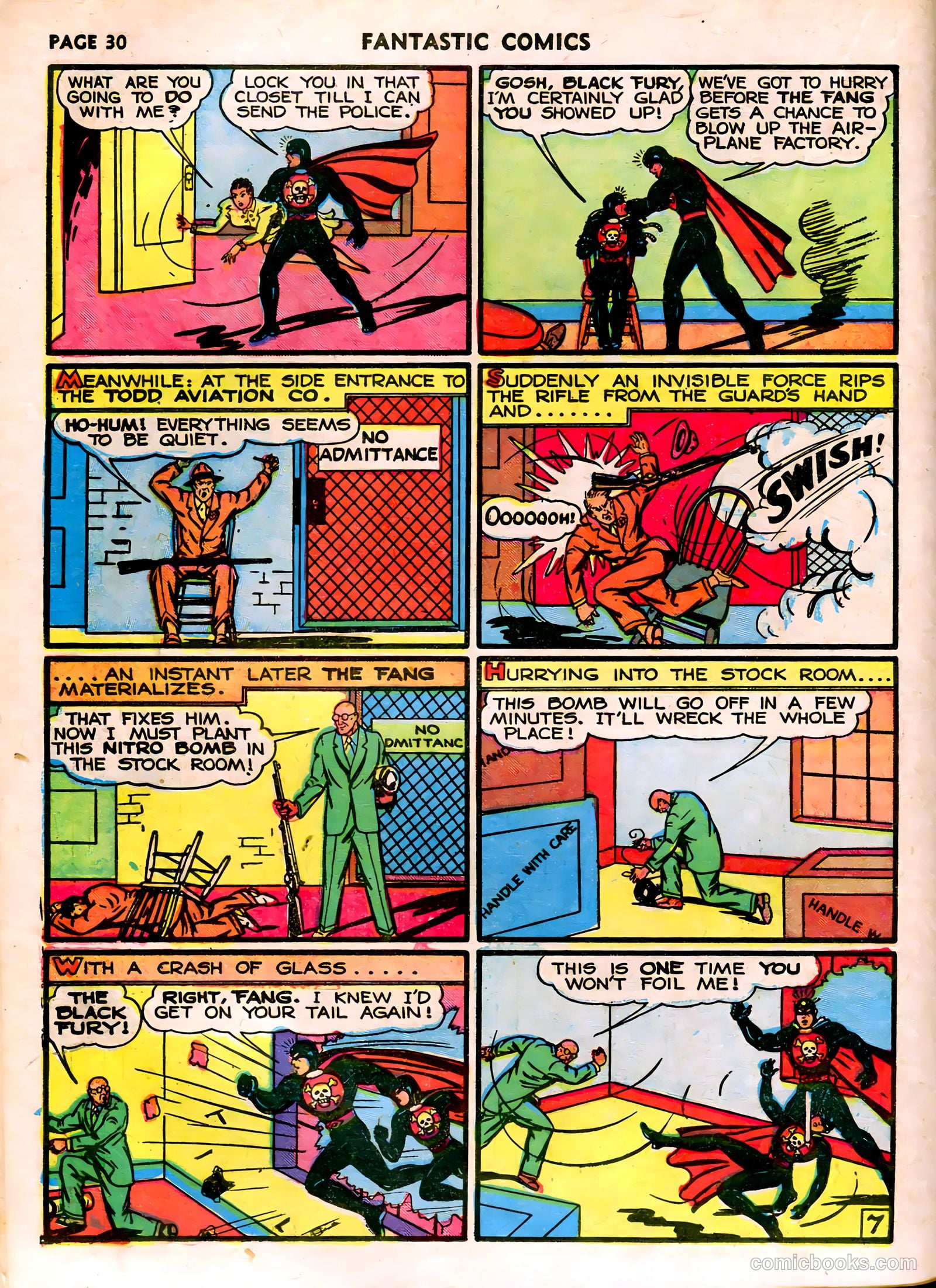Fantastic Comics #21 (1941) — page 32 of 64