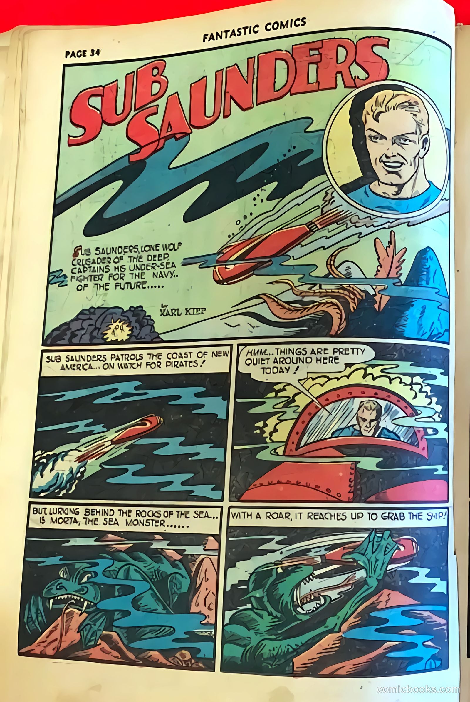 Fantastic Comics #21 (1941) — page 33 of 64