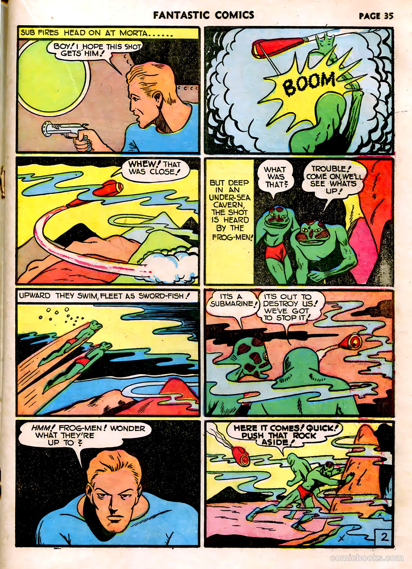 Fantastic Comics #21 (1941) — page 34 of 64