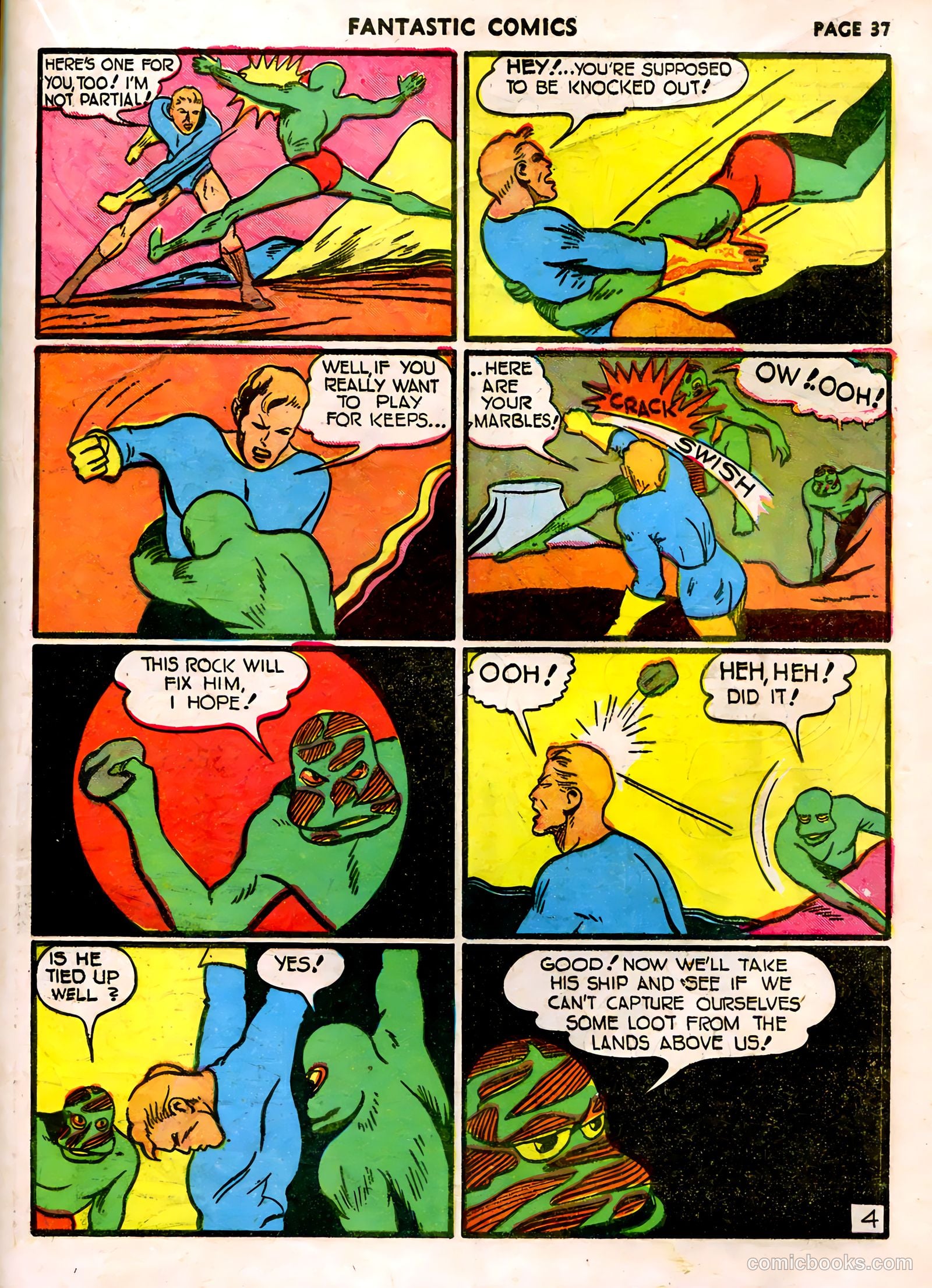 Fantastic Comics #21 (1941) — page 36 of 64