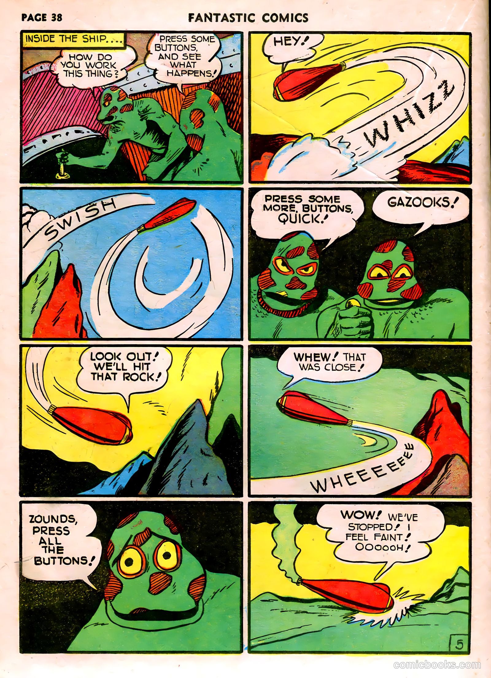 Fantastic Comics #21 (1941) — page 37 of 64