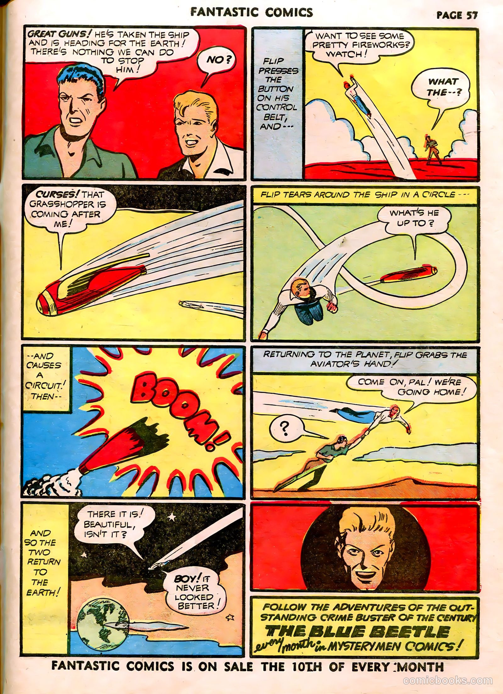 Fantastic Comics #21 (1941) — page 56 of 64