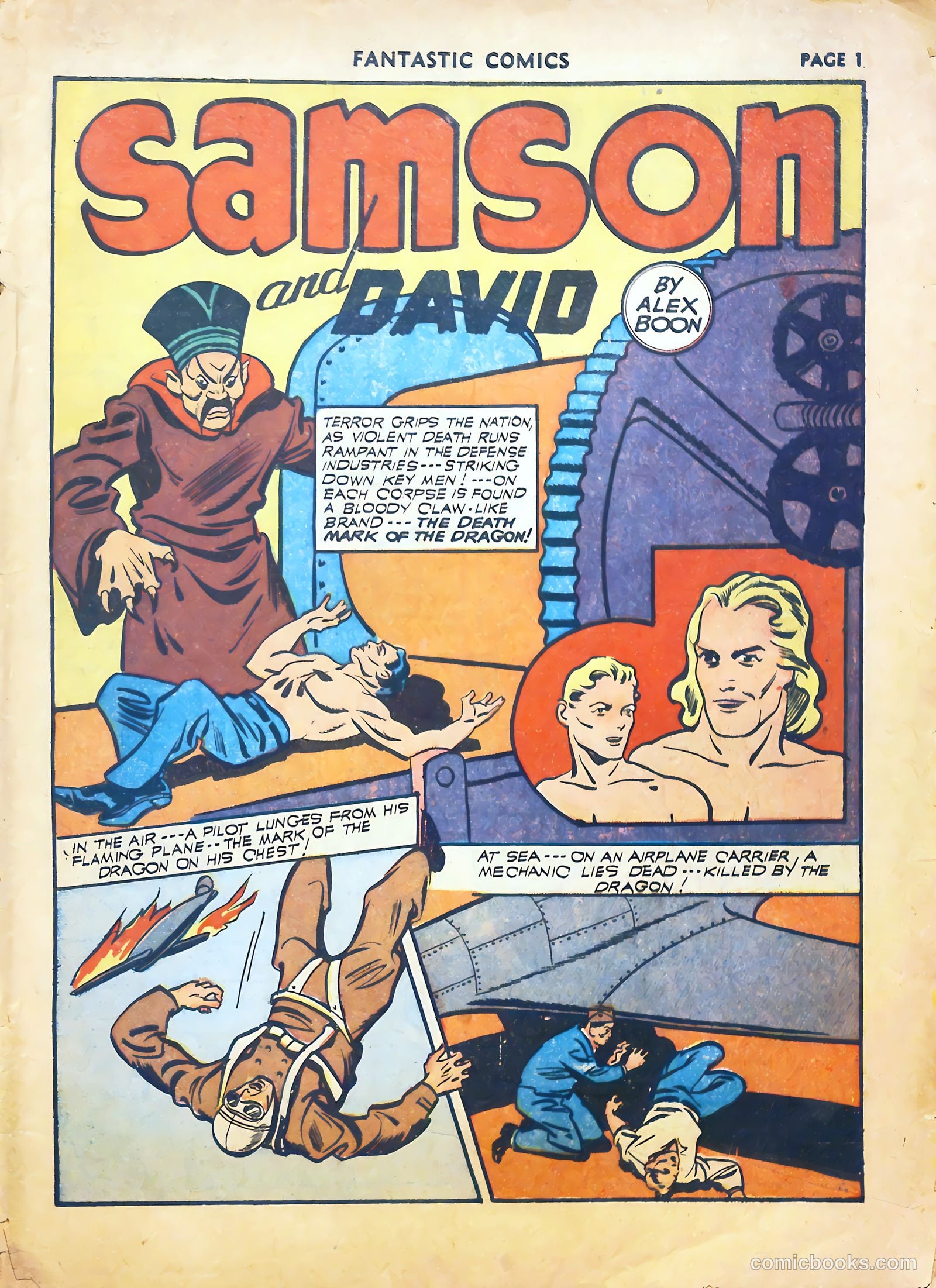 Fantastic Comics #22 (1941) — page 3 of 67