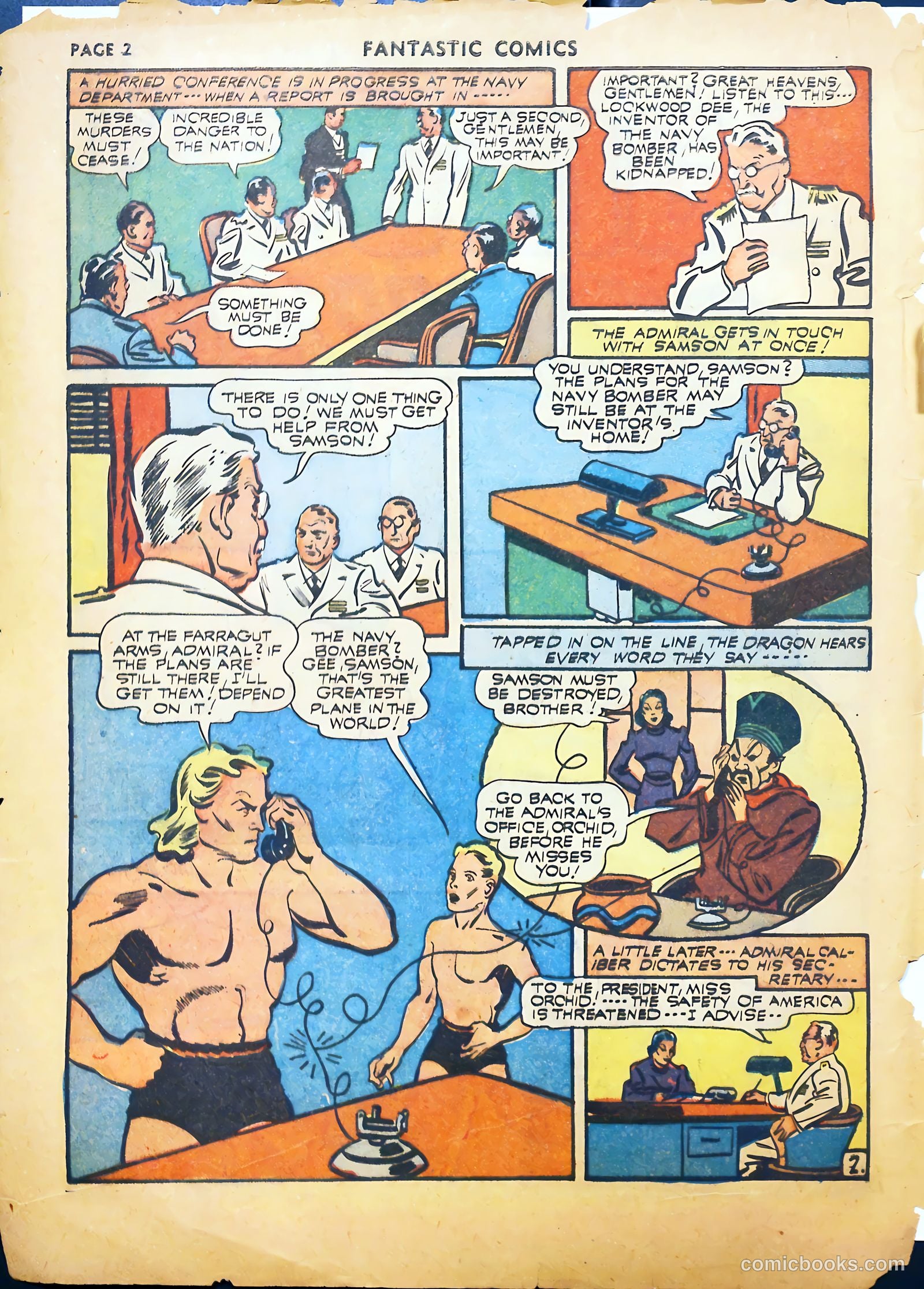 Fantastic Comics #22 (1941) — page 4 of 67