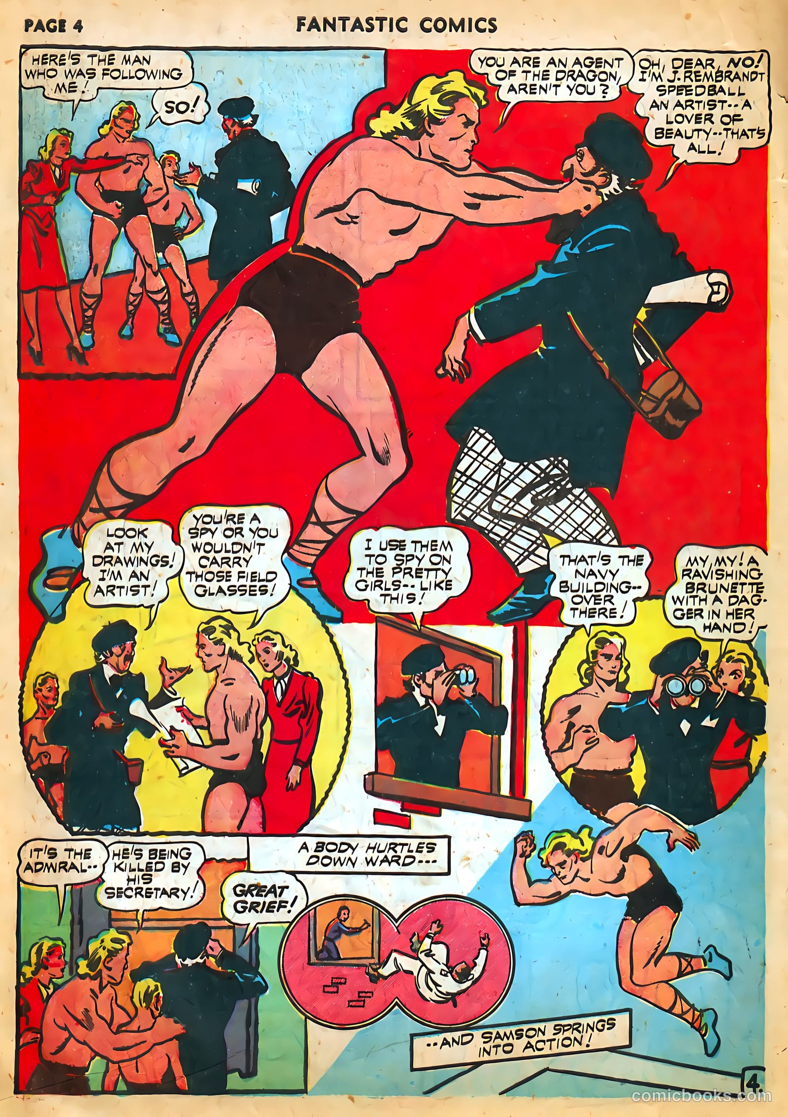 Fantastic Comics #22 (1941) — page 6 of 67