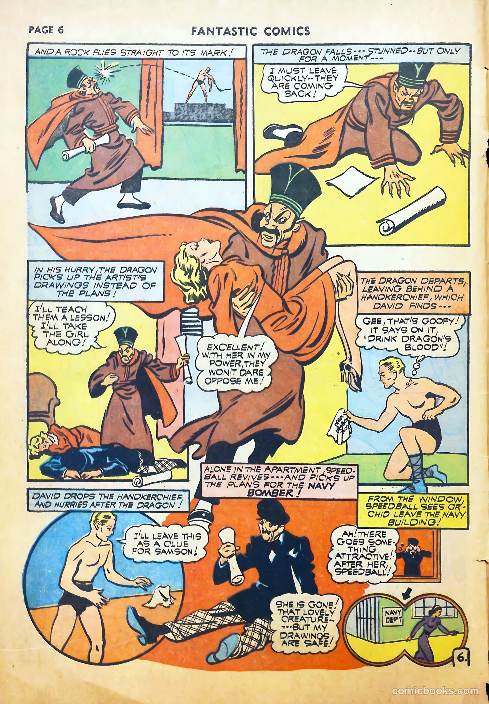 Fantastic Comics #22 (1941) — page 8 of 67