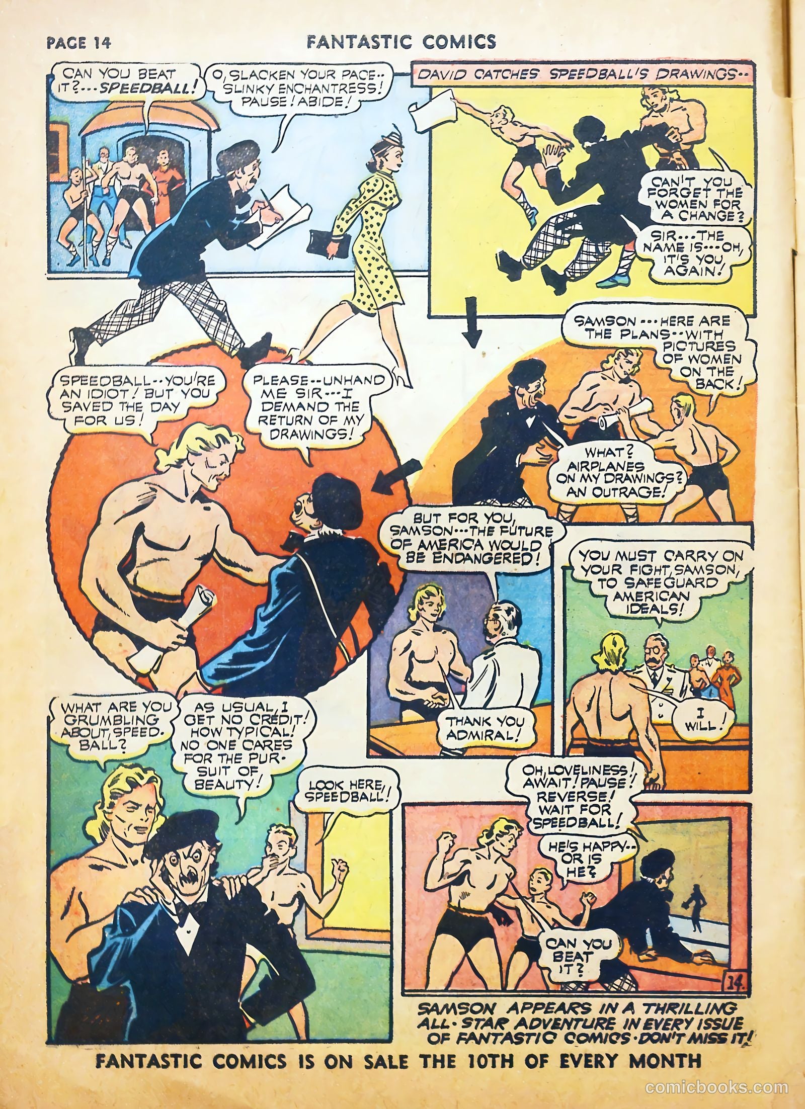 Fantastic Comics #22 (1941) — page 16 of 67