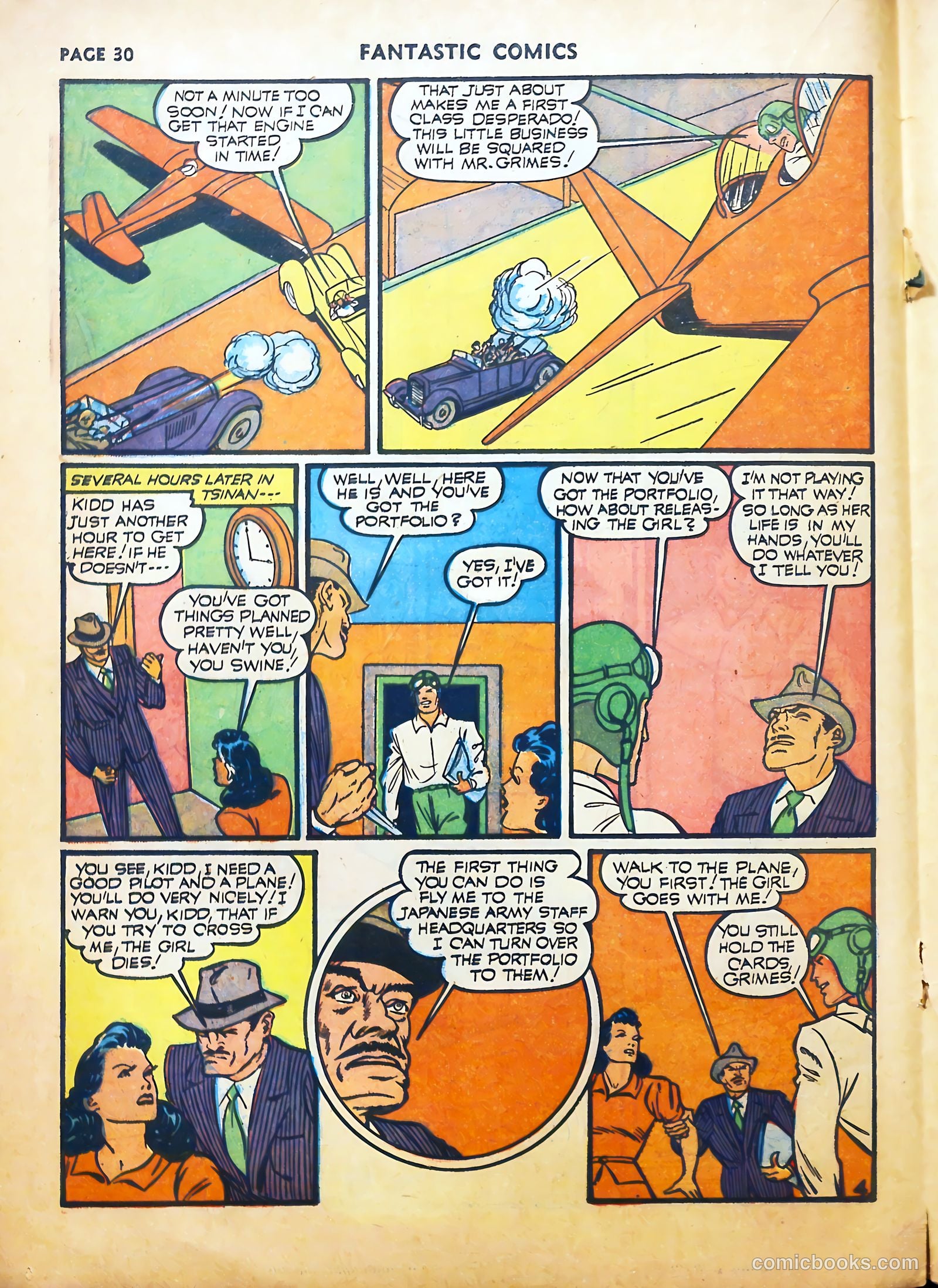 Fantastic Comics #22 (1941) — page 32 of 67