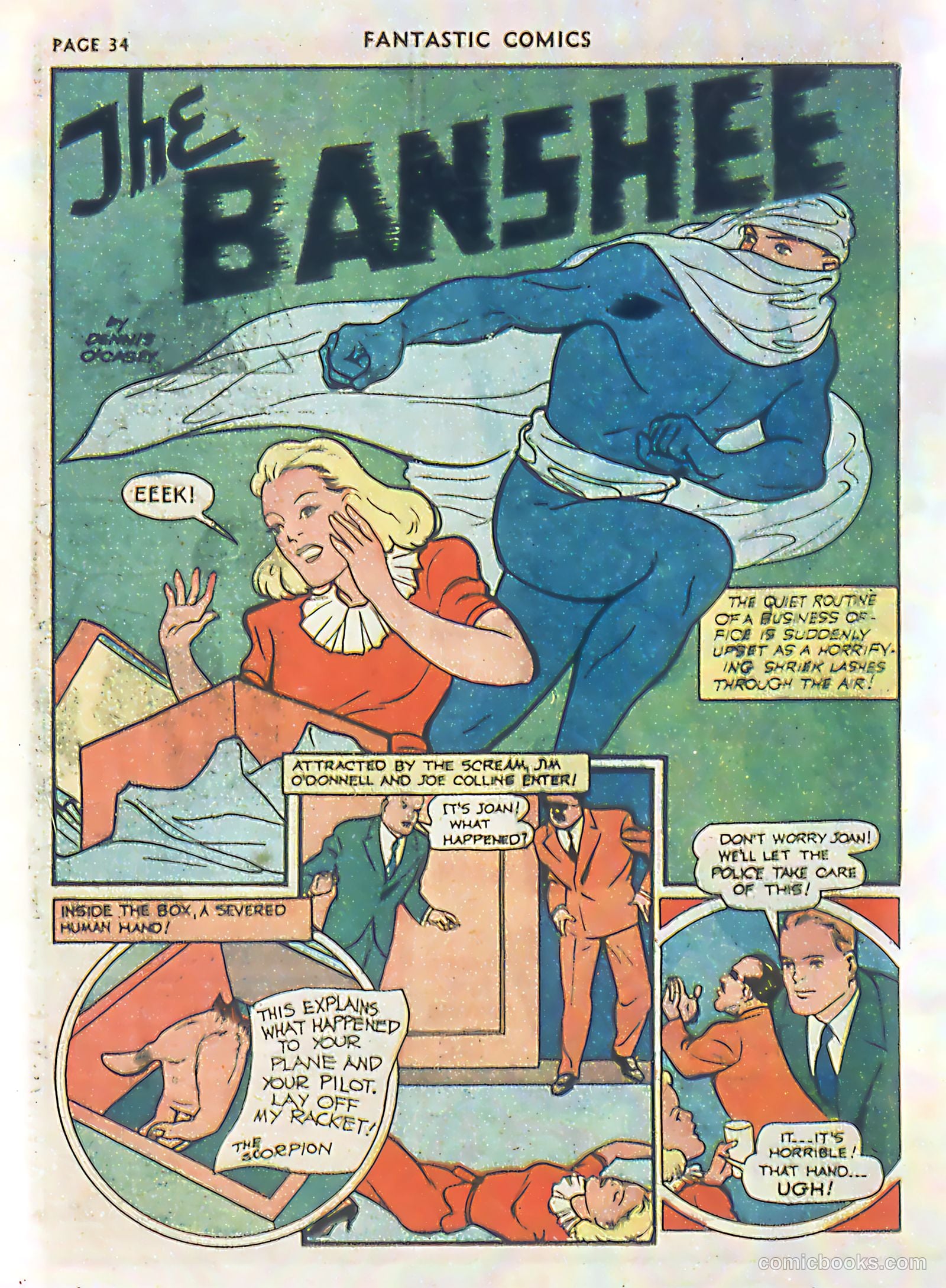 Fantastic Comics #22 (1941) — page 35 of 67