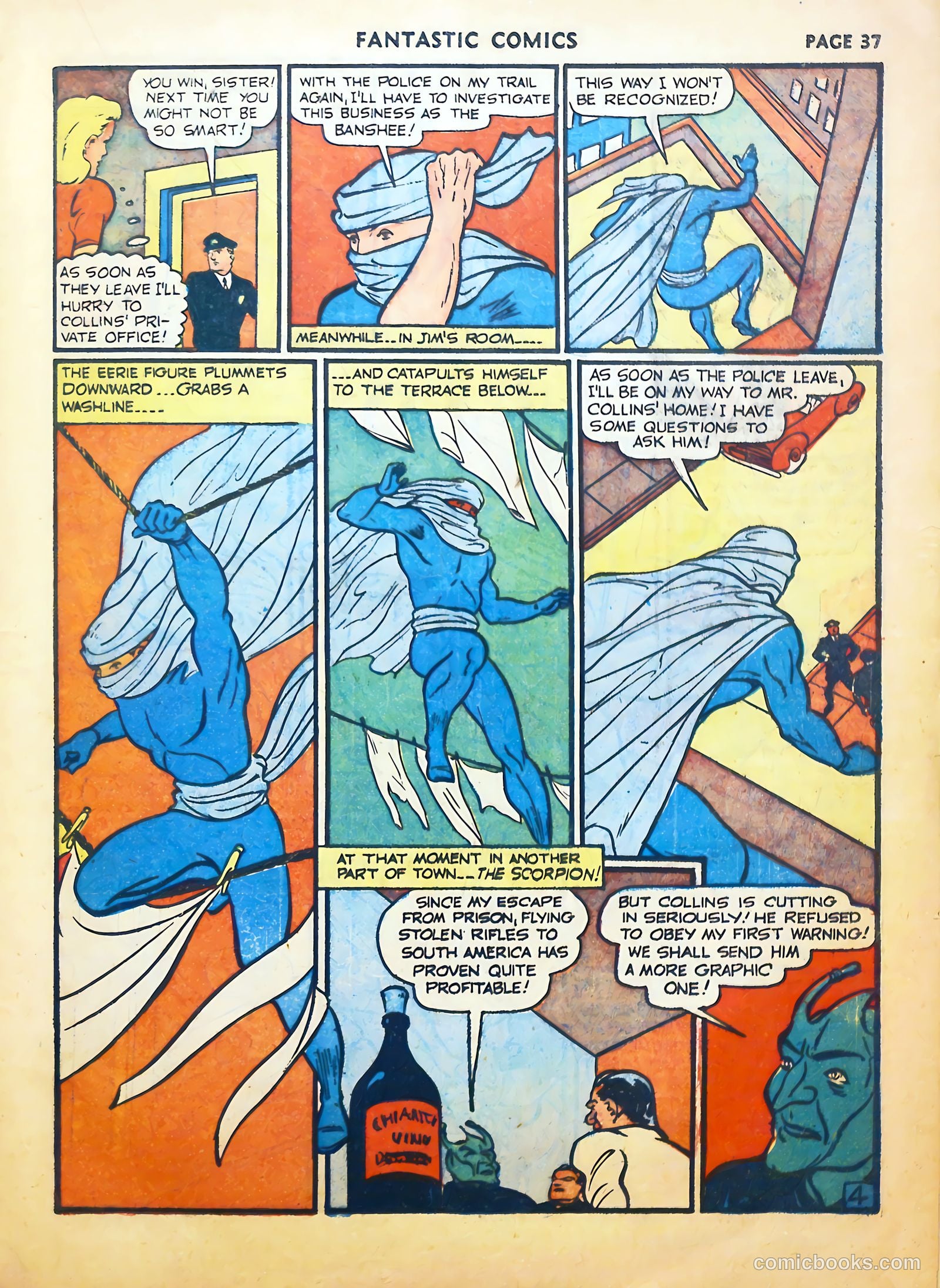 Fantastic Comics #22 (1941) — page 38 of 67