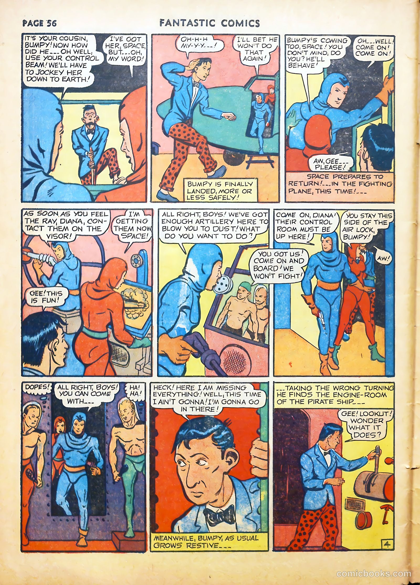 Fantastic Comics #22 (1941) — page 57 of 67