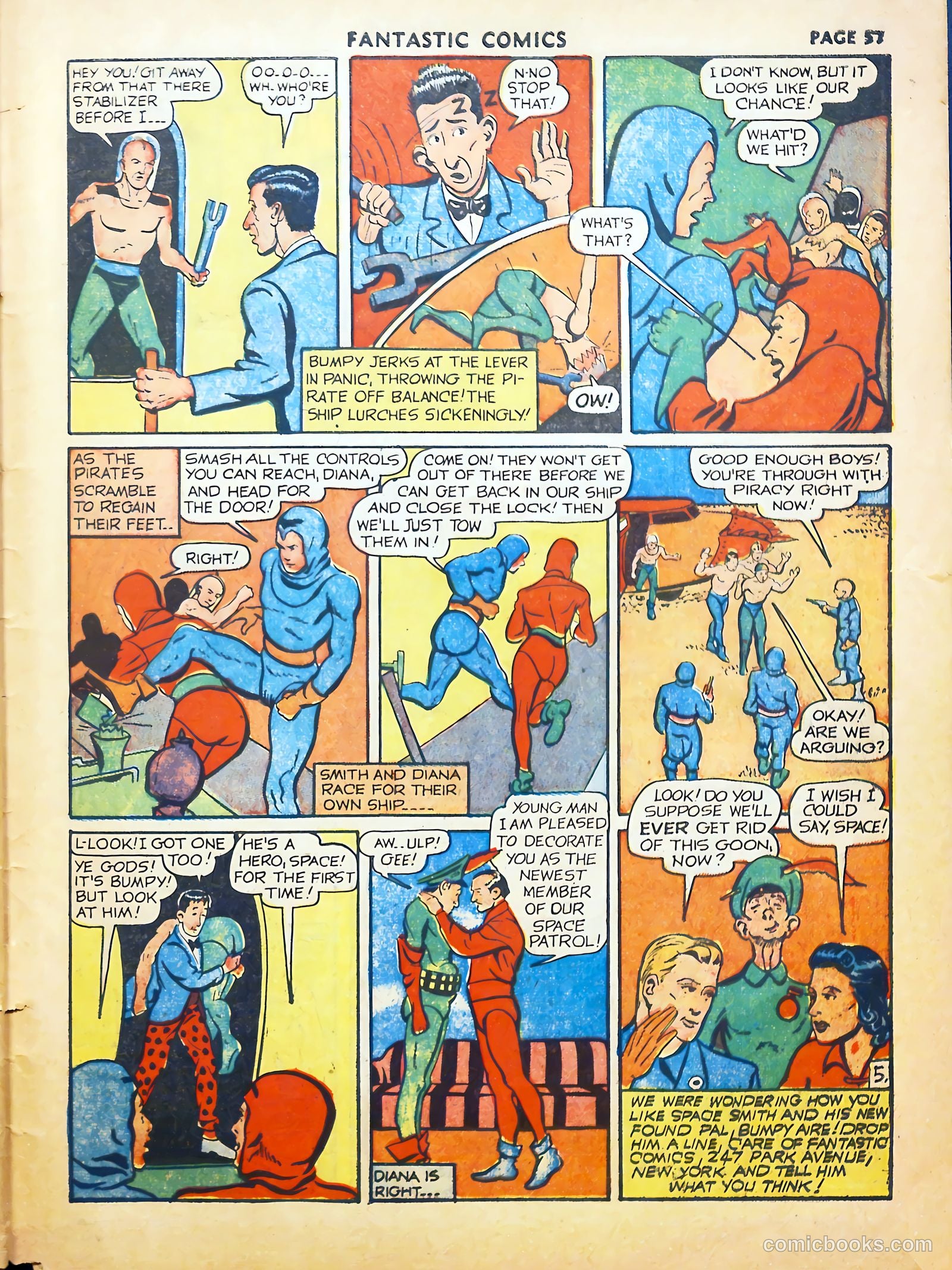Fantastic Comics #22 (1941) — page 58 of 67