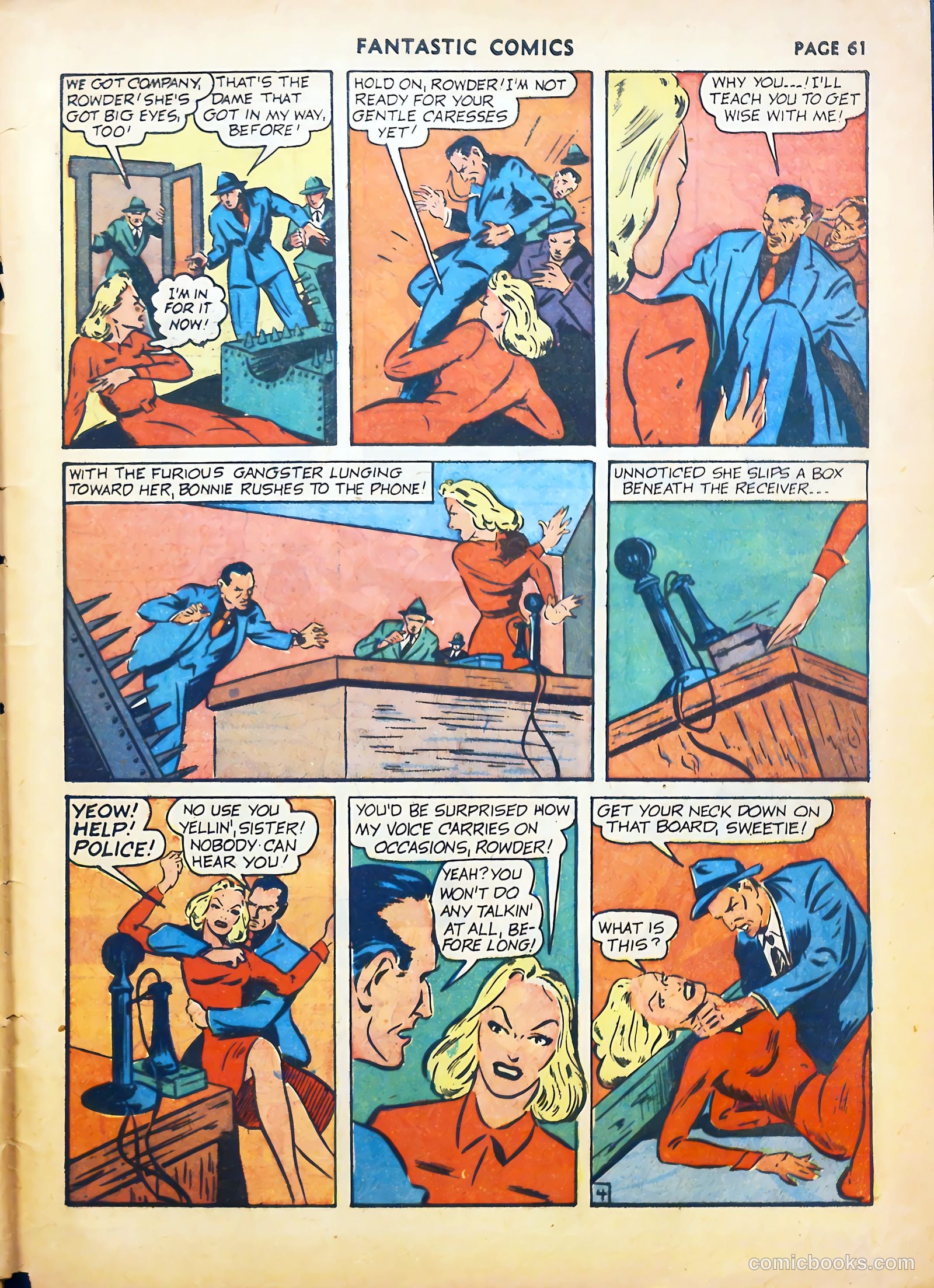 Fantastic Comics #22 (1941) — page 62 of 67