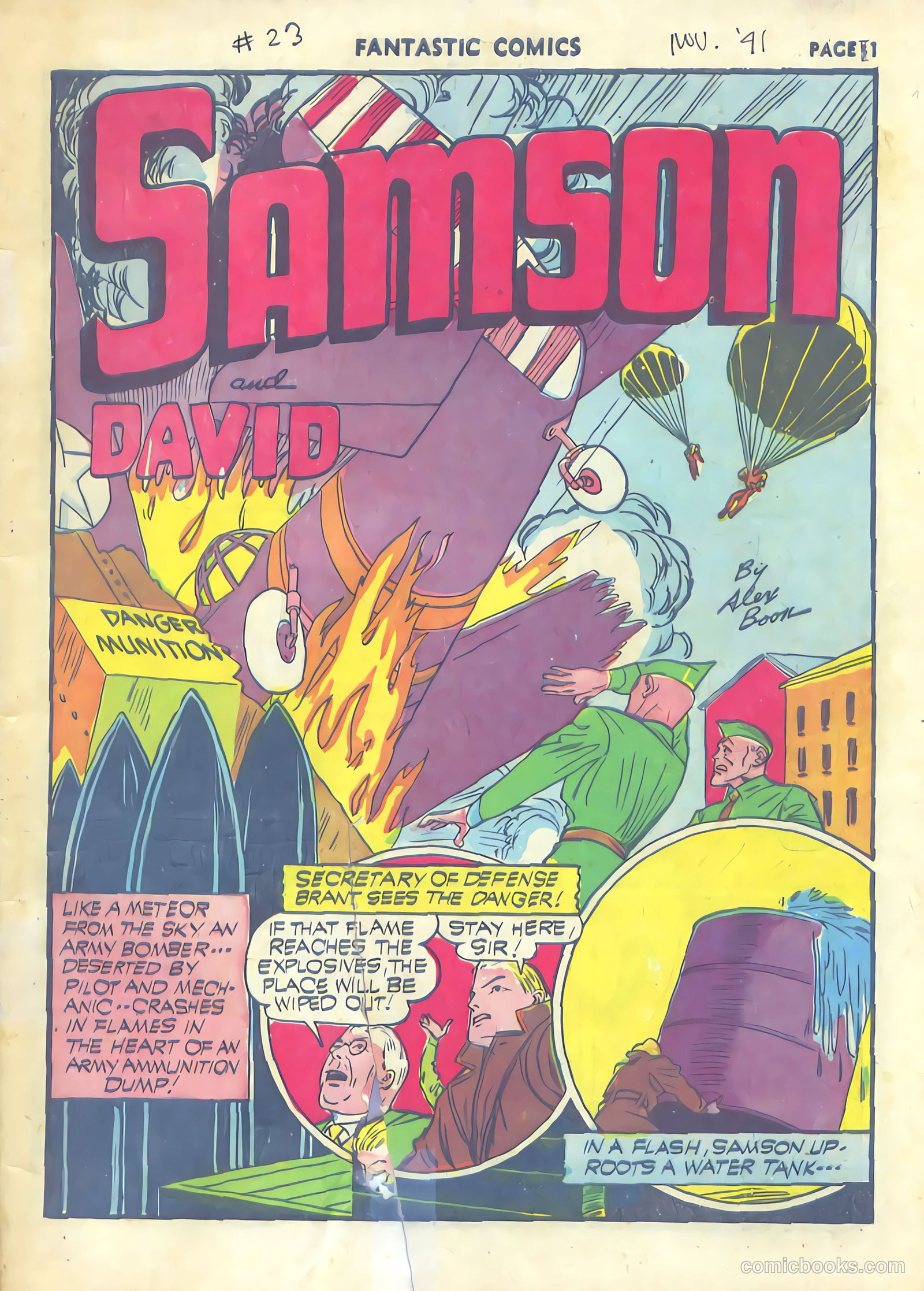 Fantastic Comics #23 (1941) — page 2 of 66
