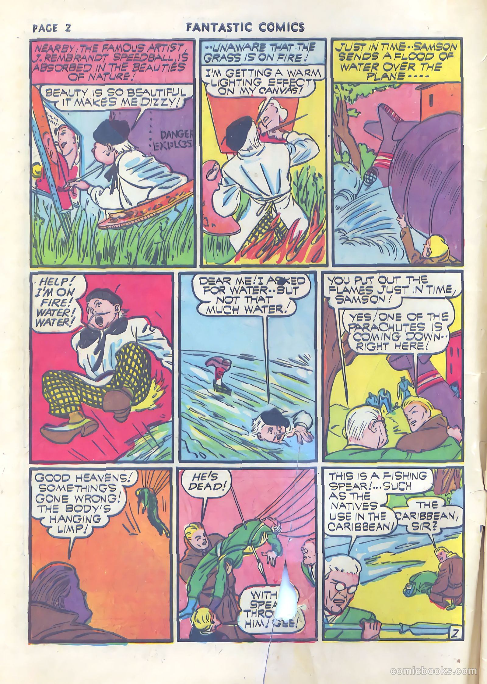 Fantastic Comics #23 (1941) — page 3 of 66