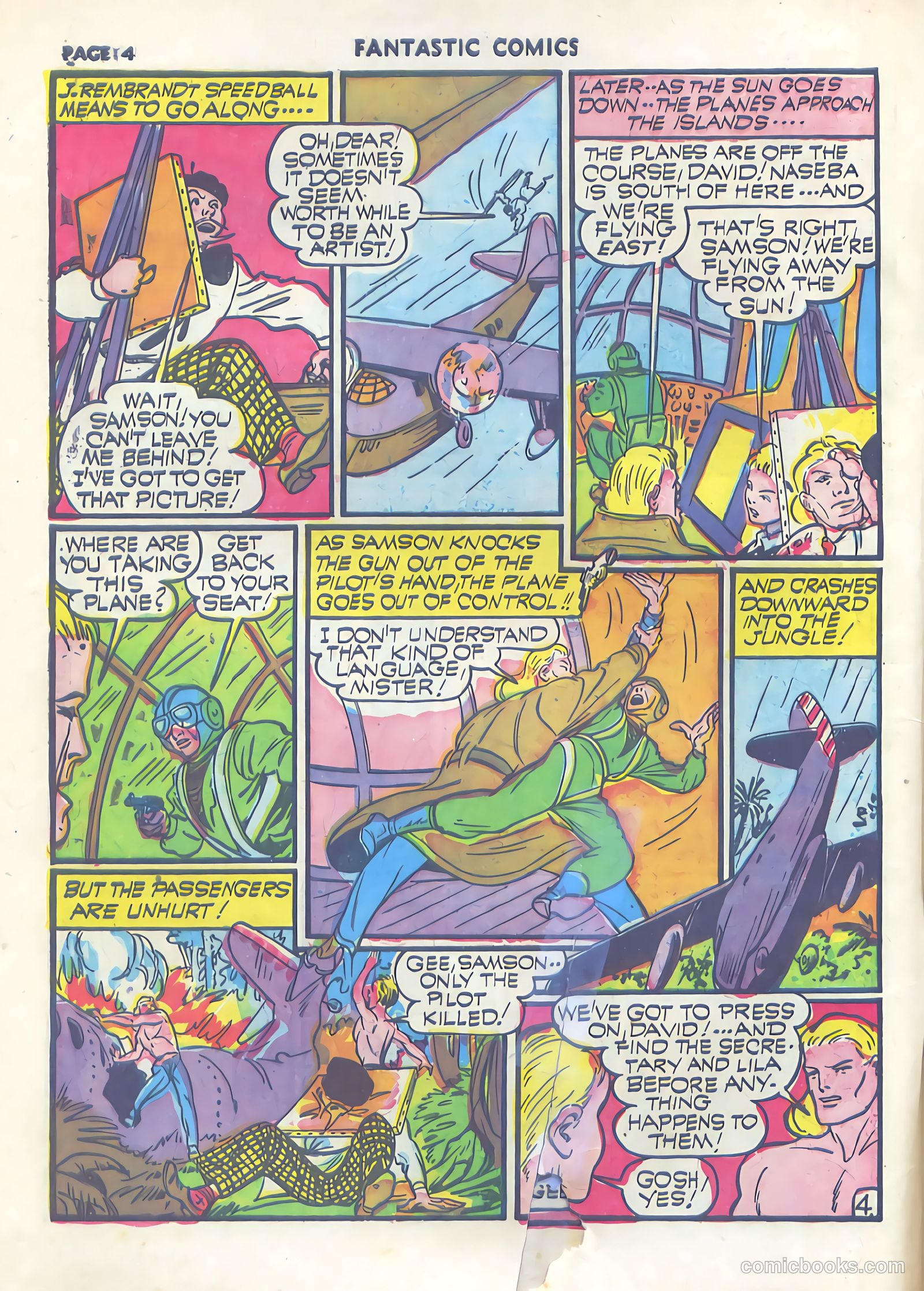 Fantastic Comics #23 (1941) — page 5 of 66