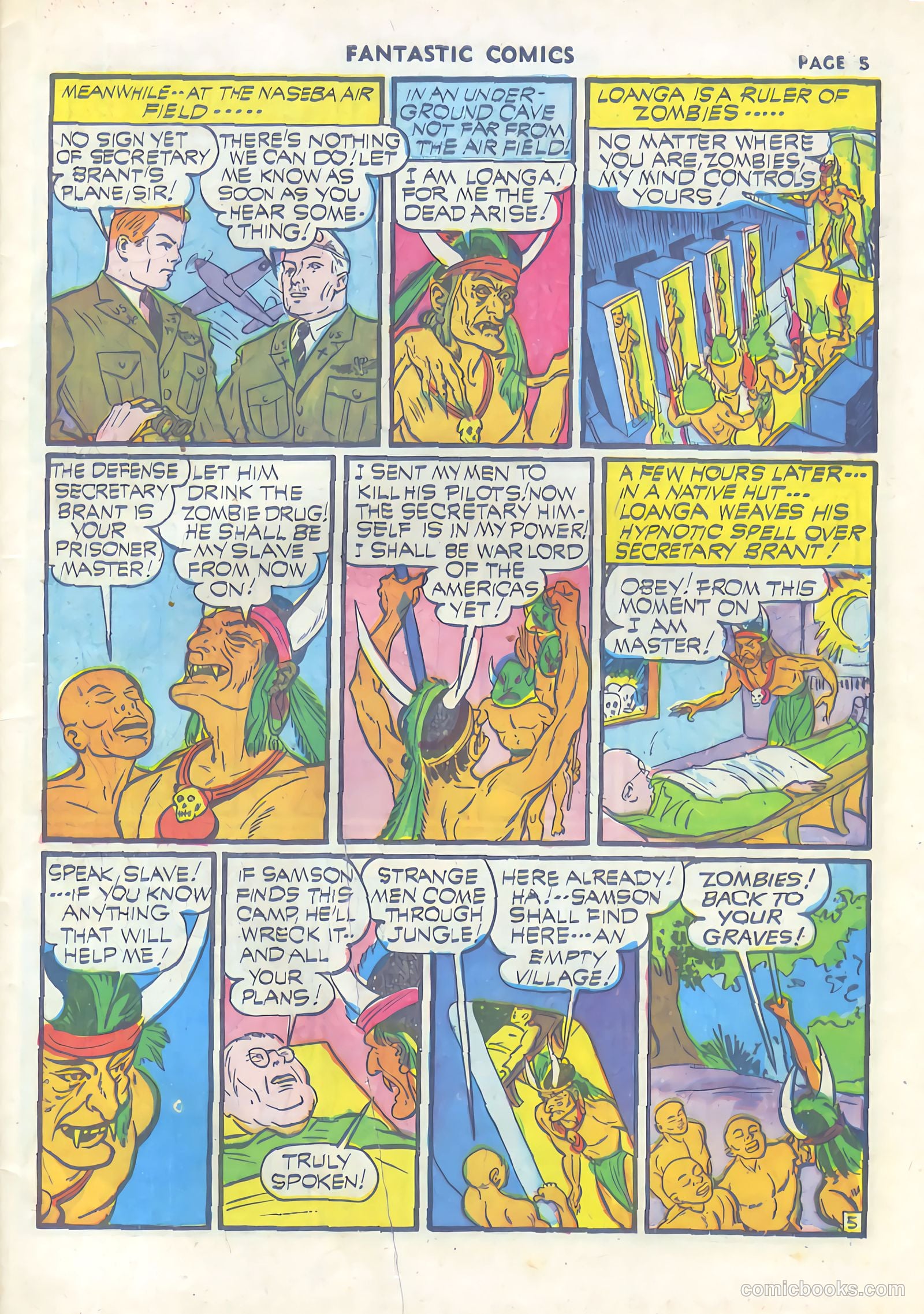 Fantastic Comics #23 (1941) — page 6 of 66