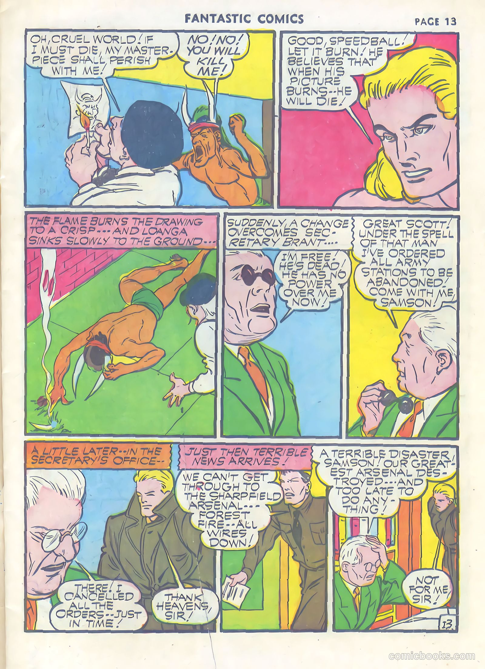 Fantastic Comics #23 (1941) — page 14 of 66