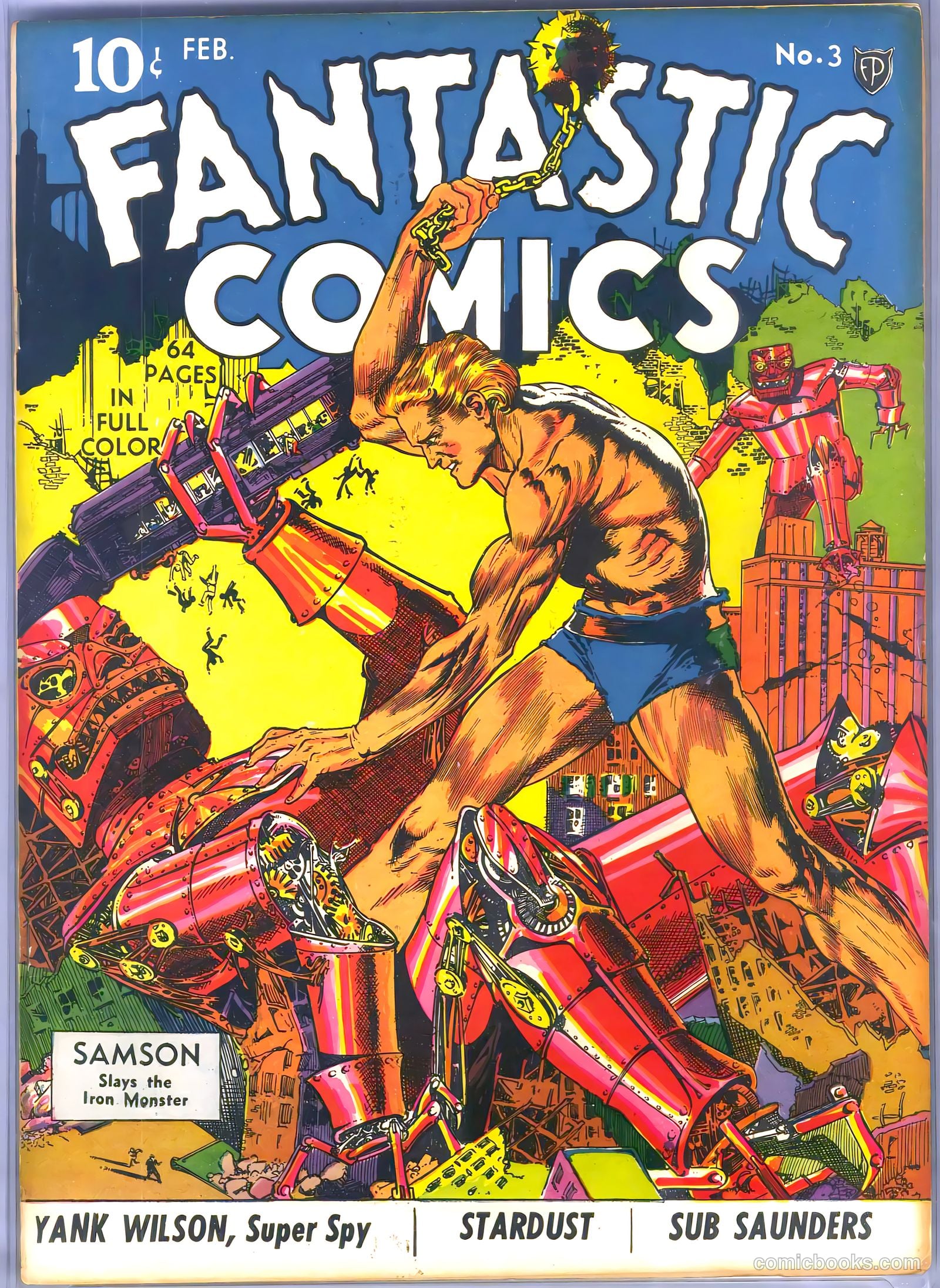 Fantastic Comics #3 (1940) — page 2 of 68