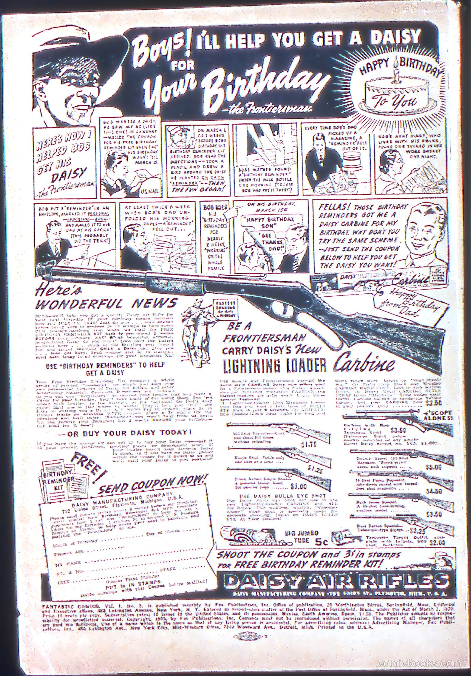 Fantastic Comics #3 (1940) — page 3 of 68