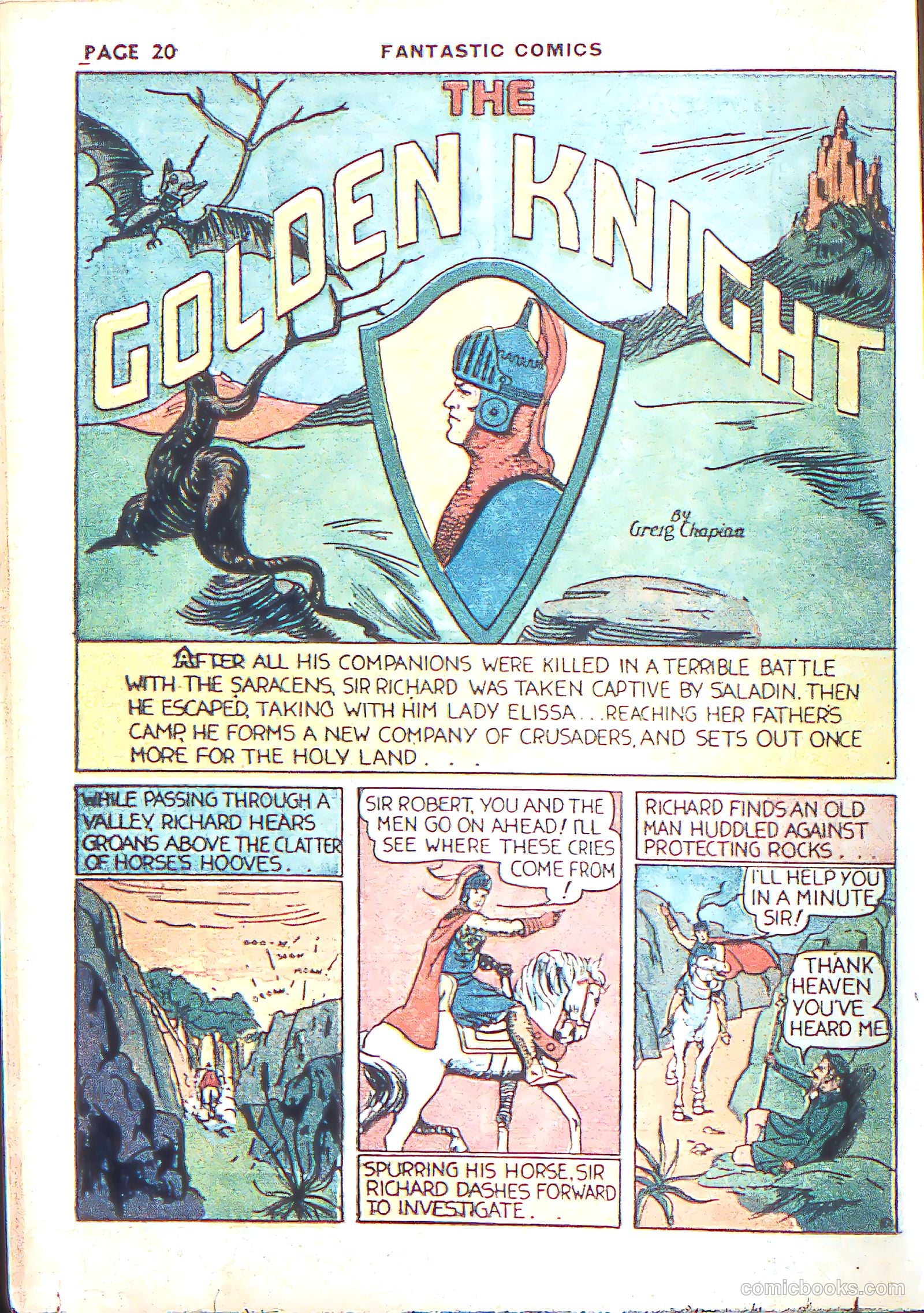 Fantastic Comics #3 (1940) — page 23 of 68