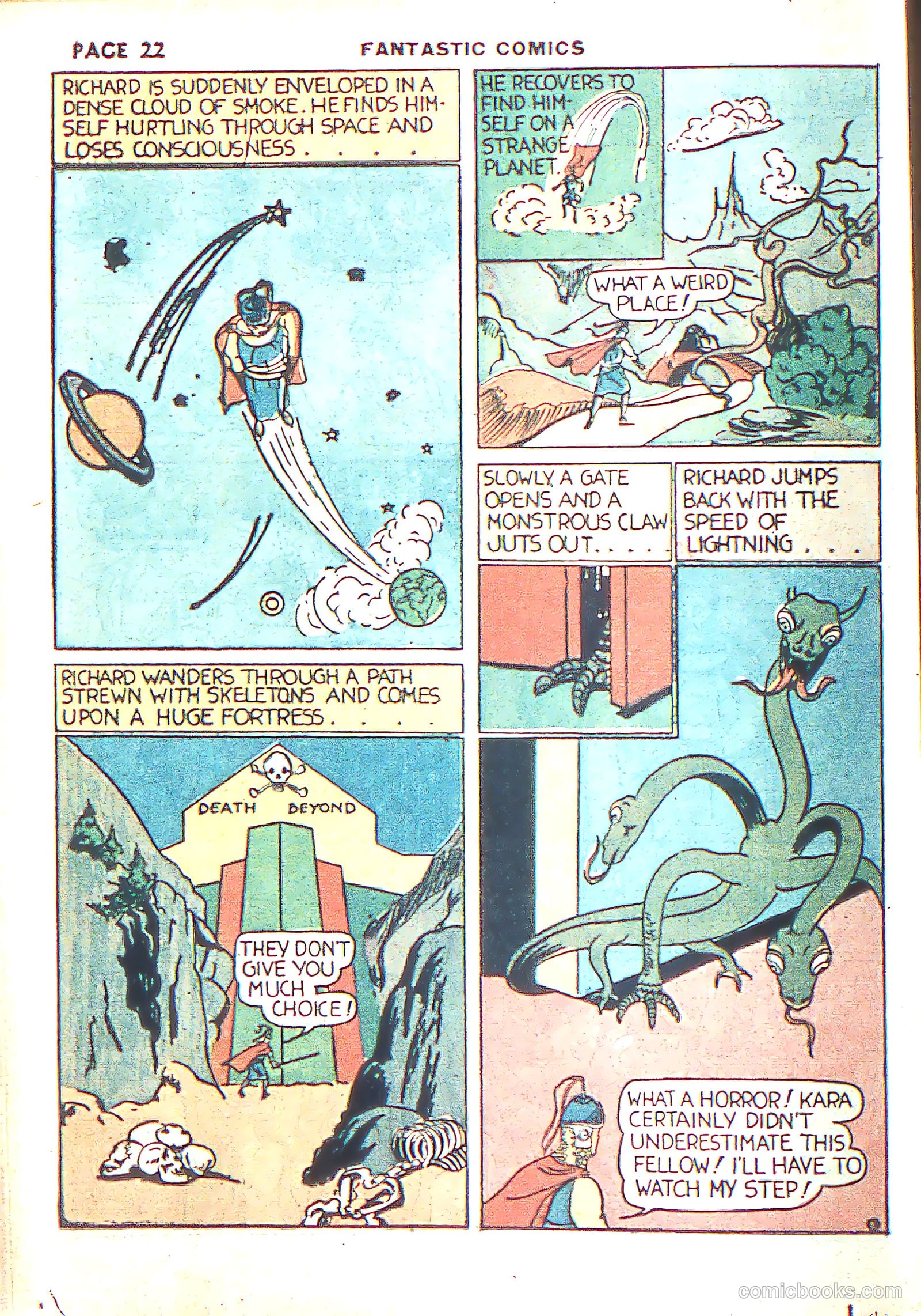 Fantastic Comics #3 (1940) — page 25 of 68