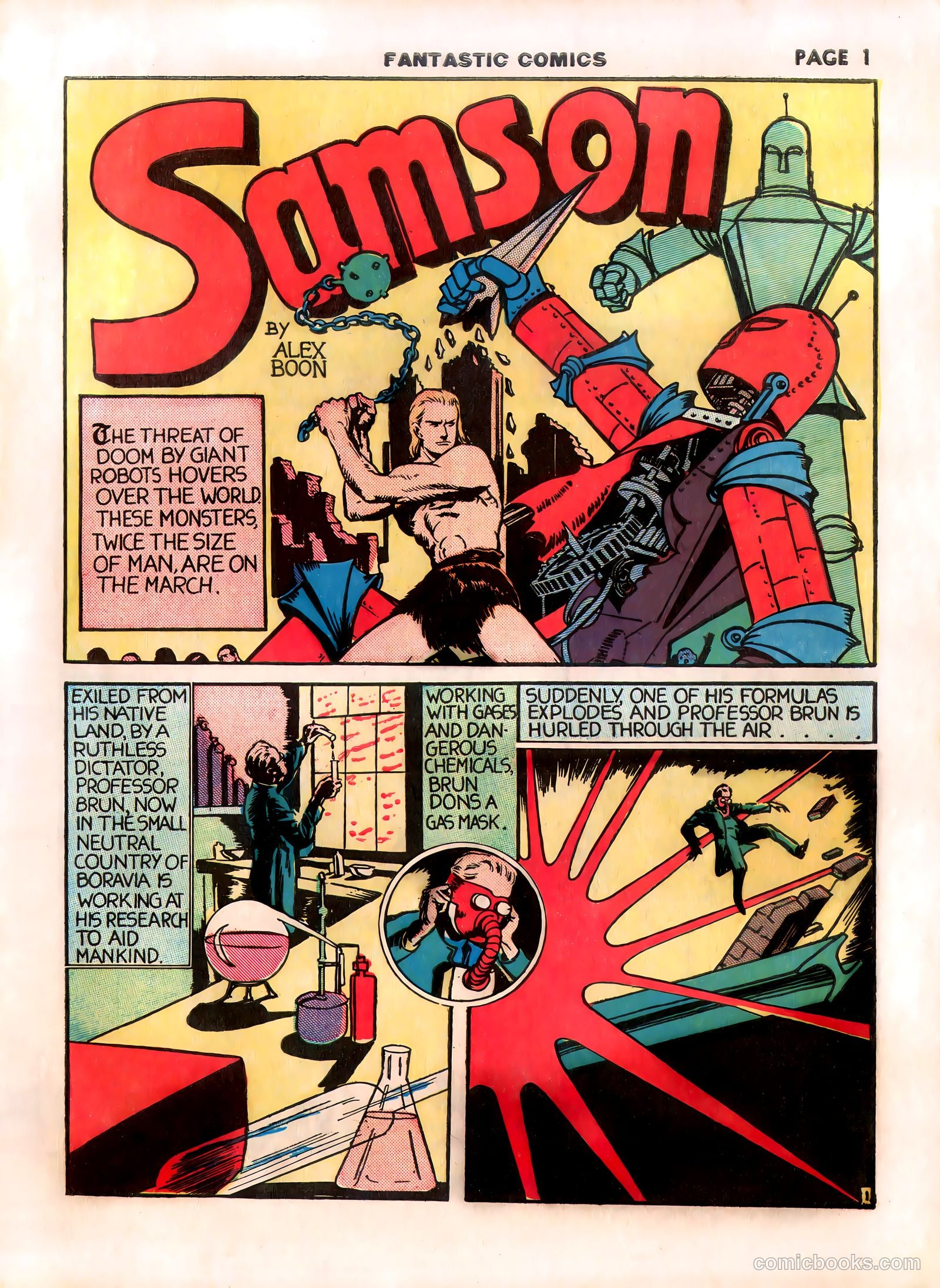 Fantastic Comics #4 (1940) — page 3 of 68